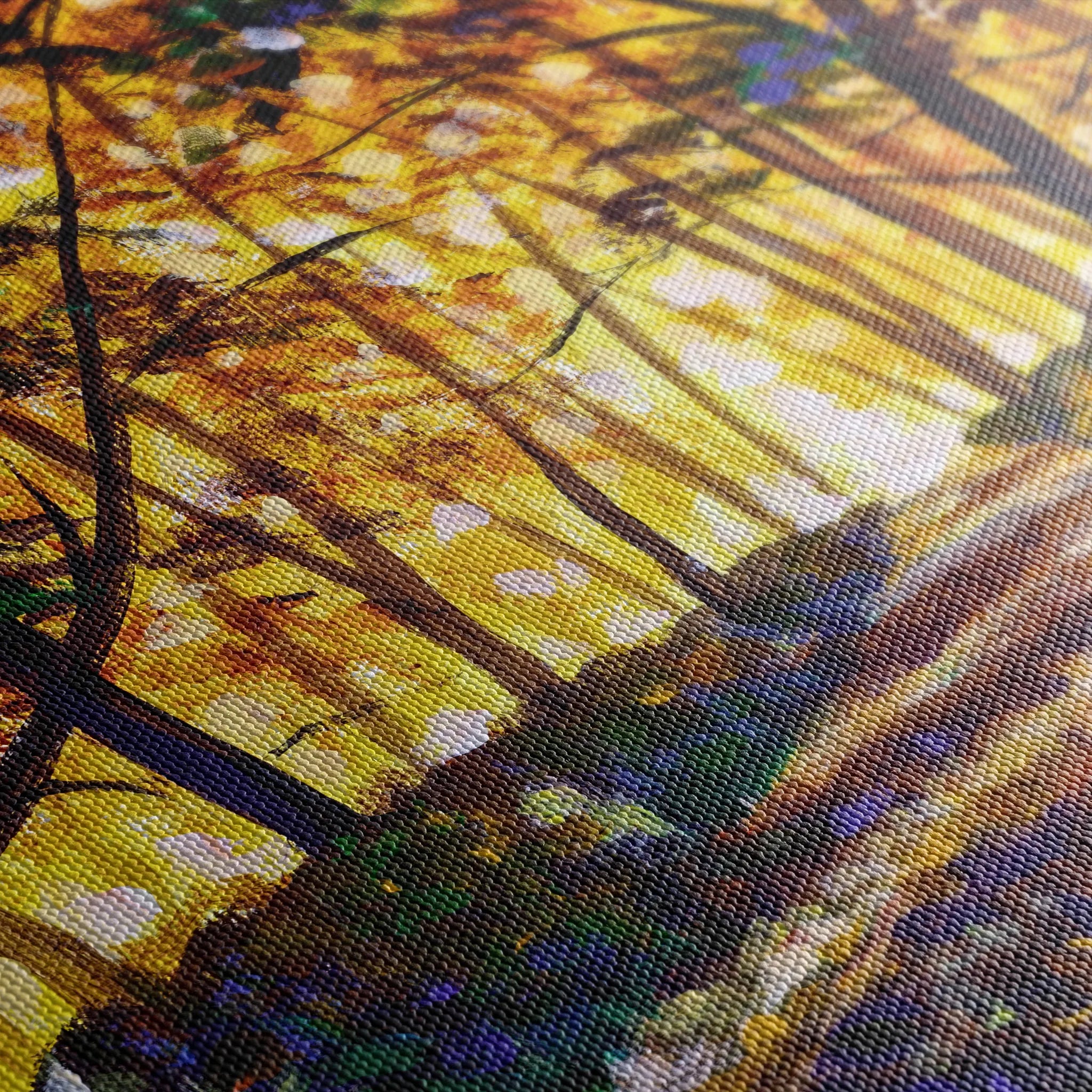 Landscape 028 Canvas Art 18" x 24" / 45 x 60 cm / Black