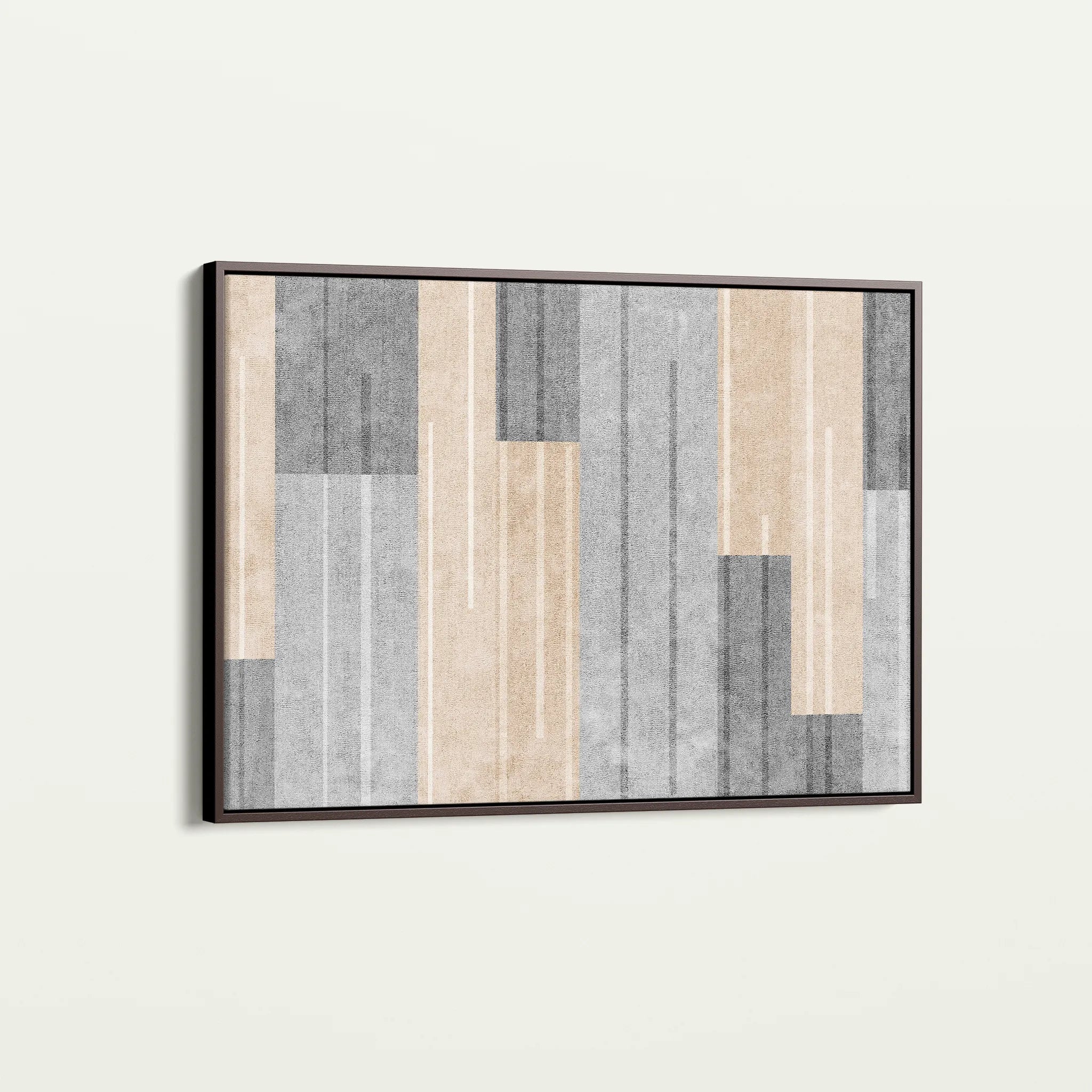 Abstract 029 Canvas Art 18" x 24" / 45 x 60 cm / Black