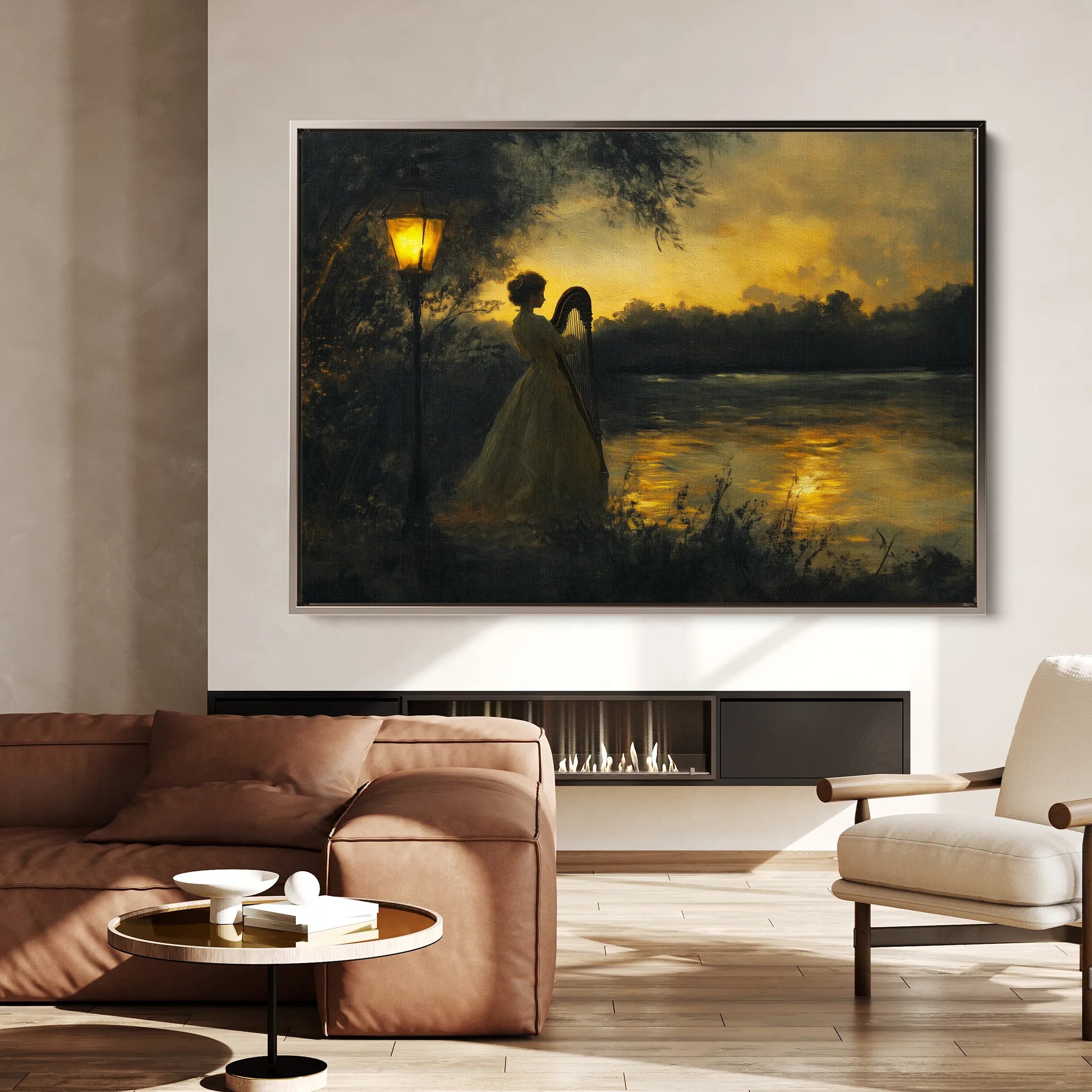 Classic 029 Canvas Art 18" x 24" / 45 x 60 cm / Black