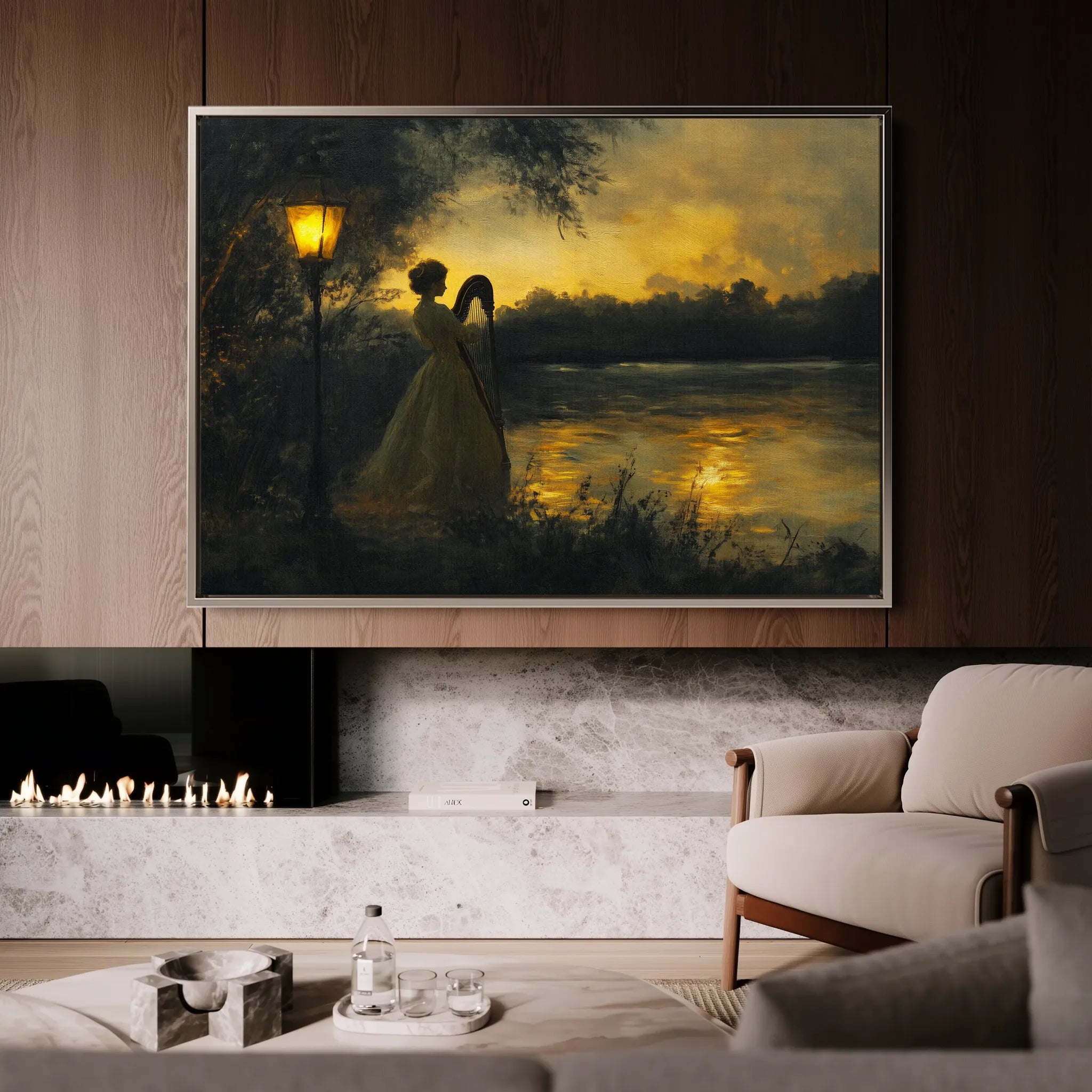 Classic 029 Canvas Art 18" x 24" / 45 x 60 cm / Black
