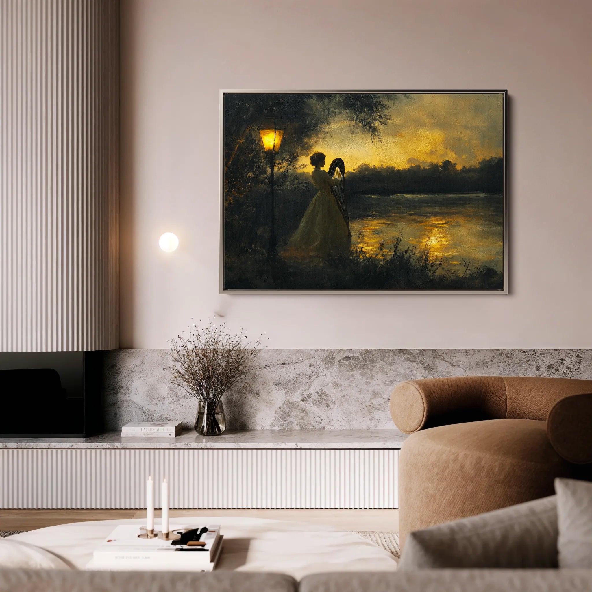 Classic 029 Canvas Art 18" x 24" / 45 x 60 cm / Black