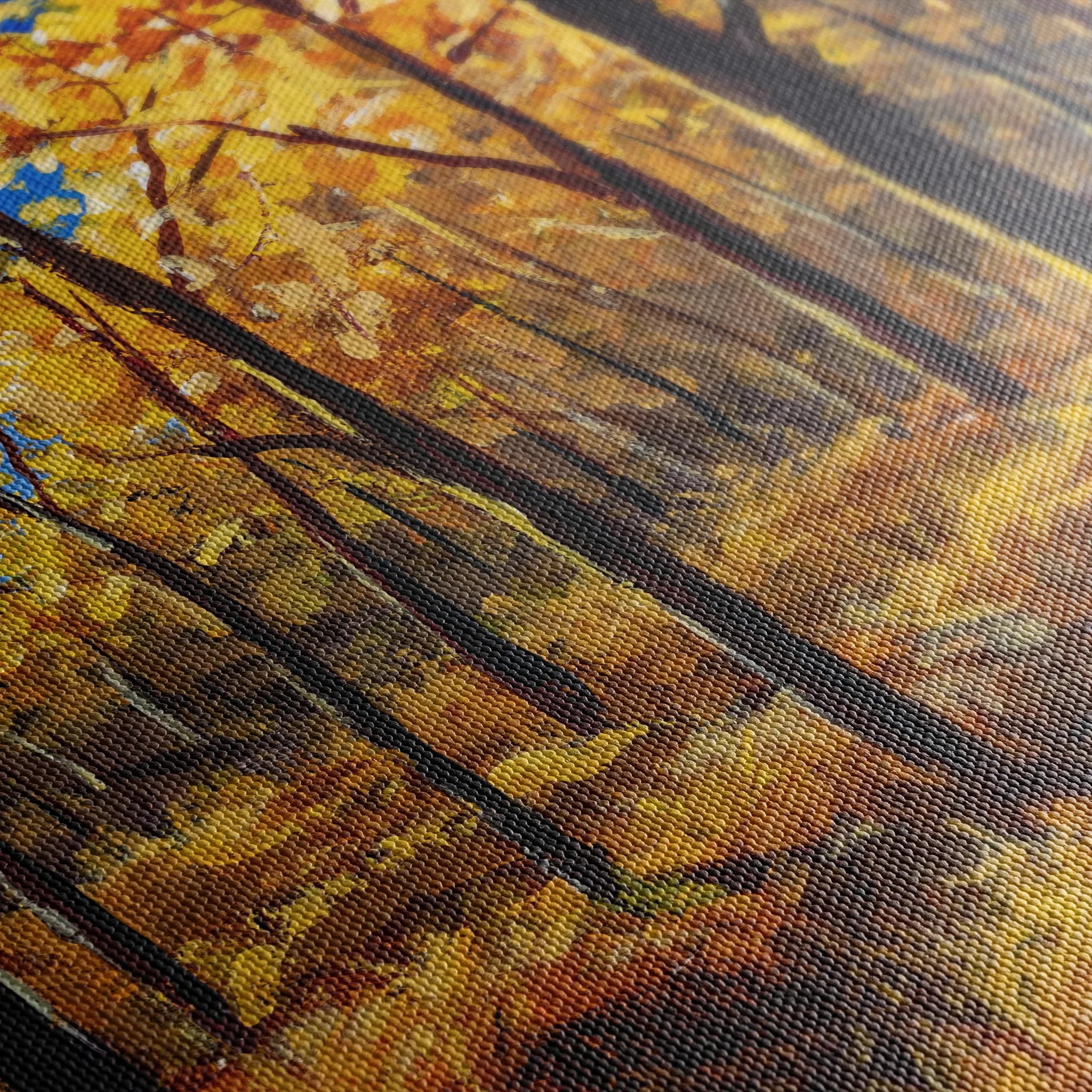 Landscape 029 Canvas Art 18" x 24" / 45 x 60 cm / Black