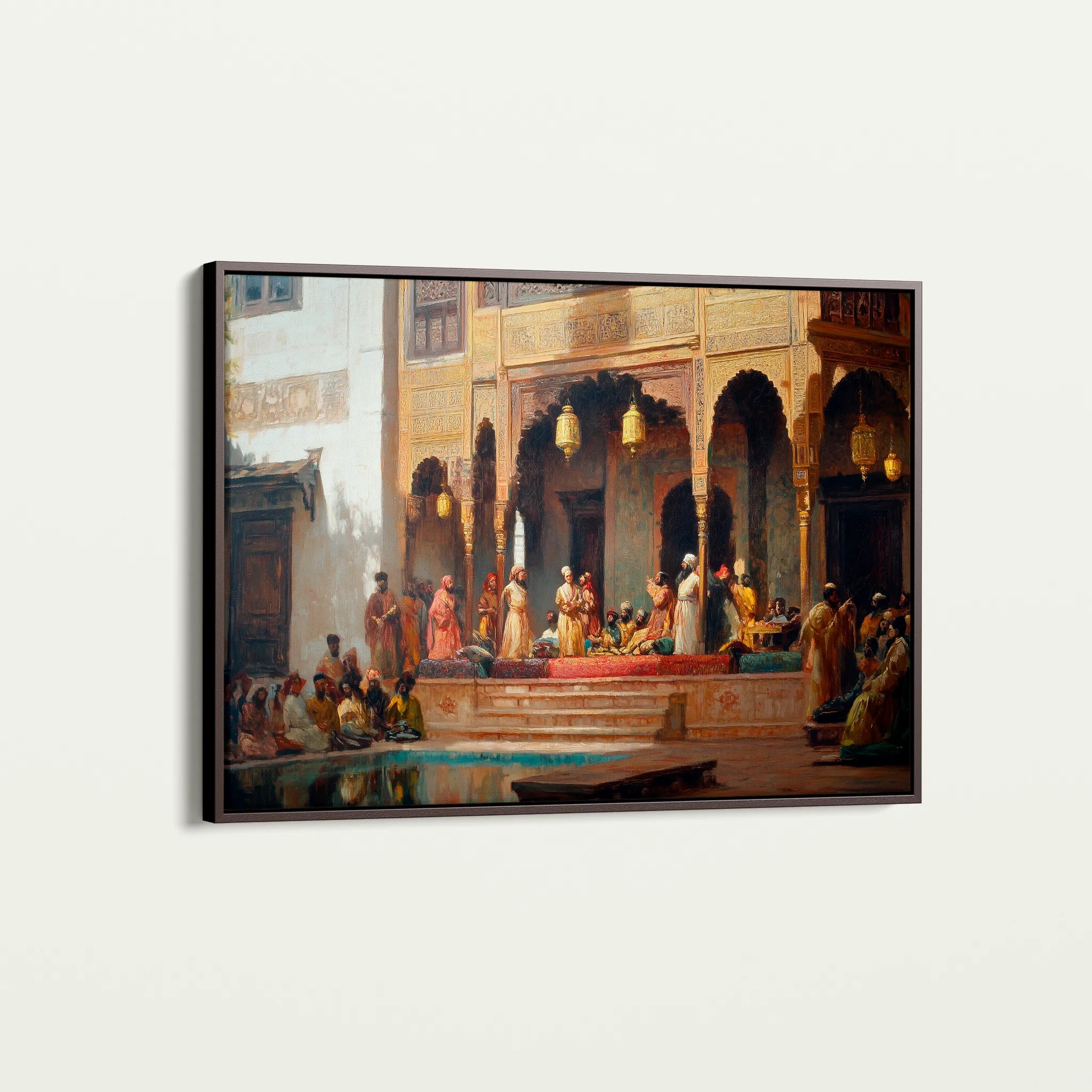 Orientalist 029 Canvas Art 18" x 24" / 45 x 60 cm / Black