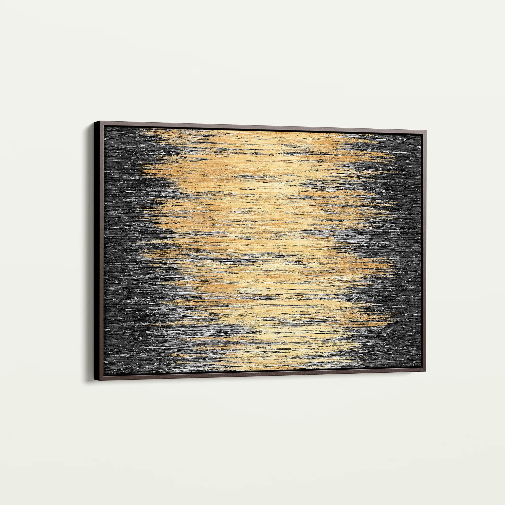 Abstract 030 Canvas Art 18" x 24" / 45 x 60 cm / Black