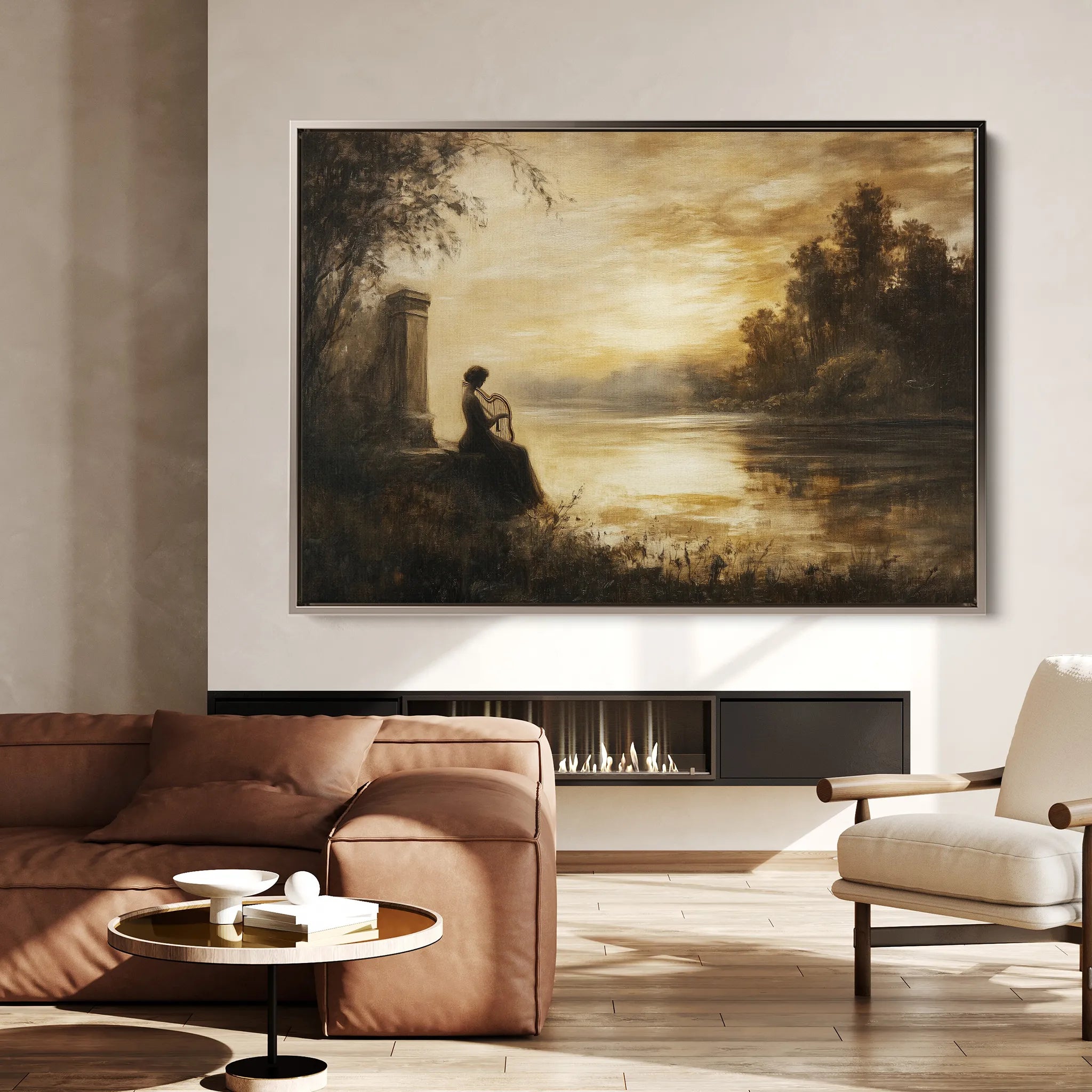 Classic 030 Canvas Art 18" x 24" / 45 x 60 cm / Black
