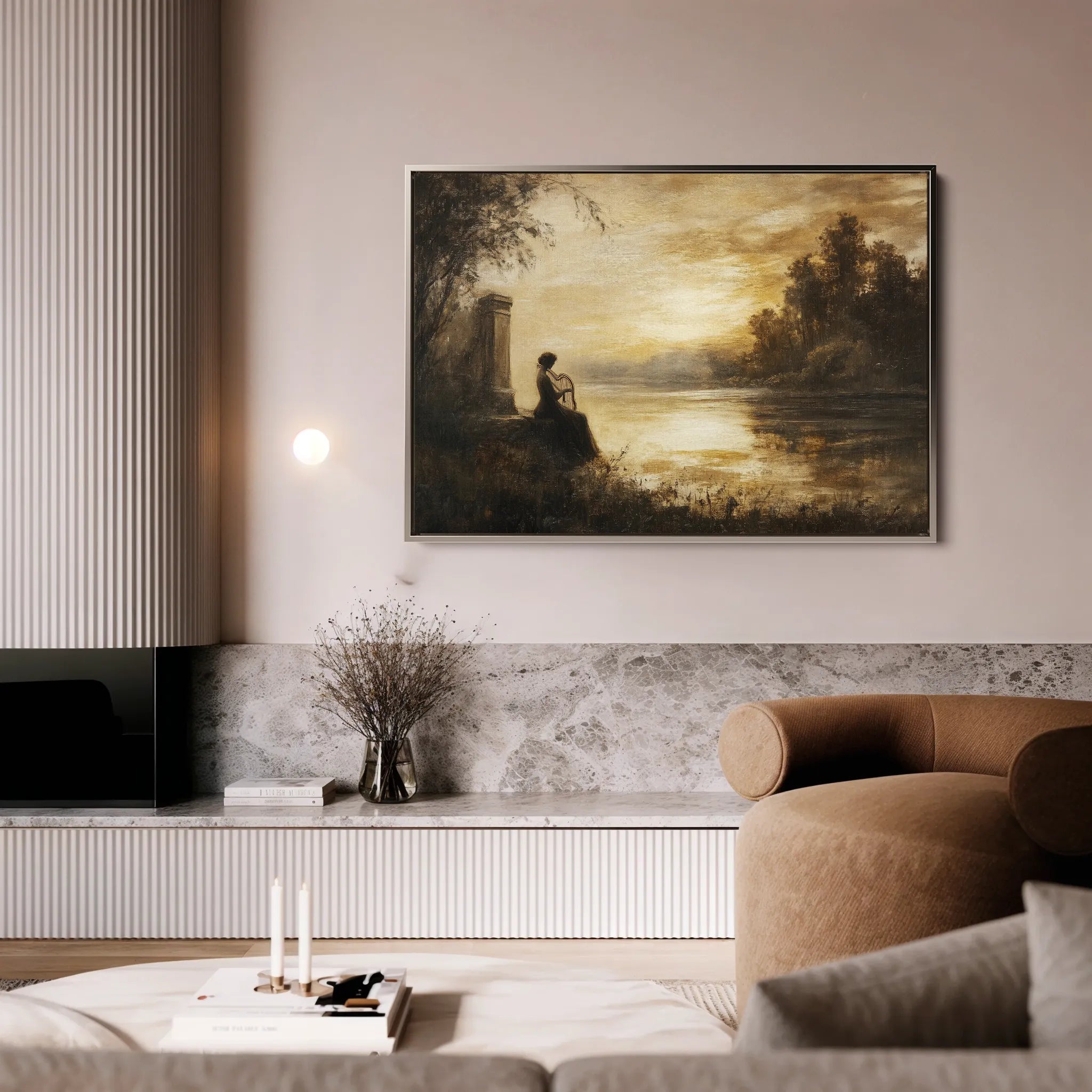 Classic 030 Canvas Art 18" x 24" / 45 x 60 cm / Black