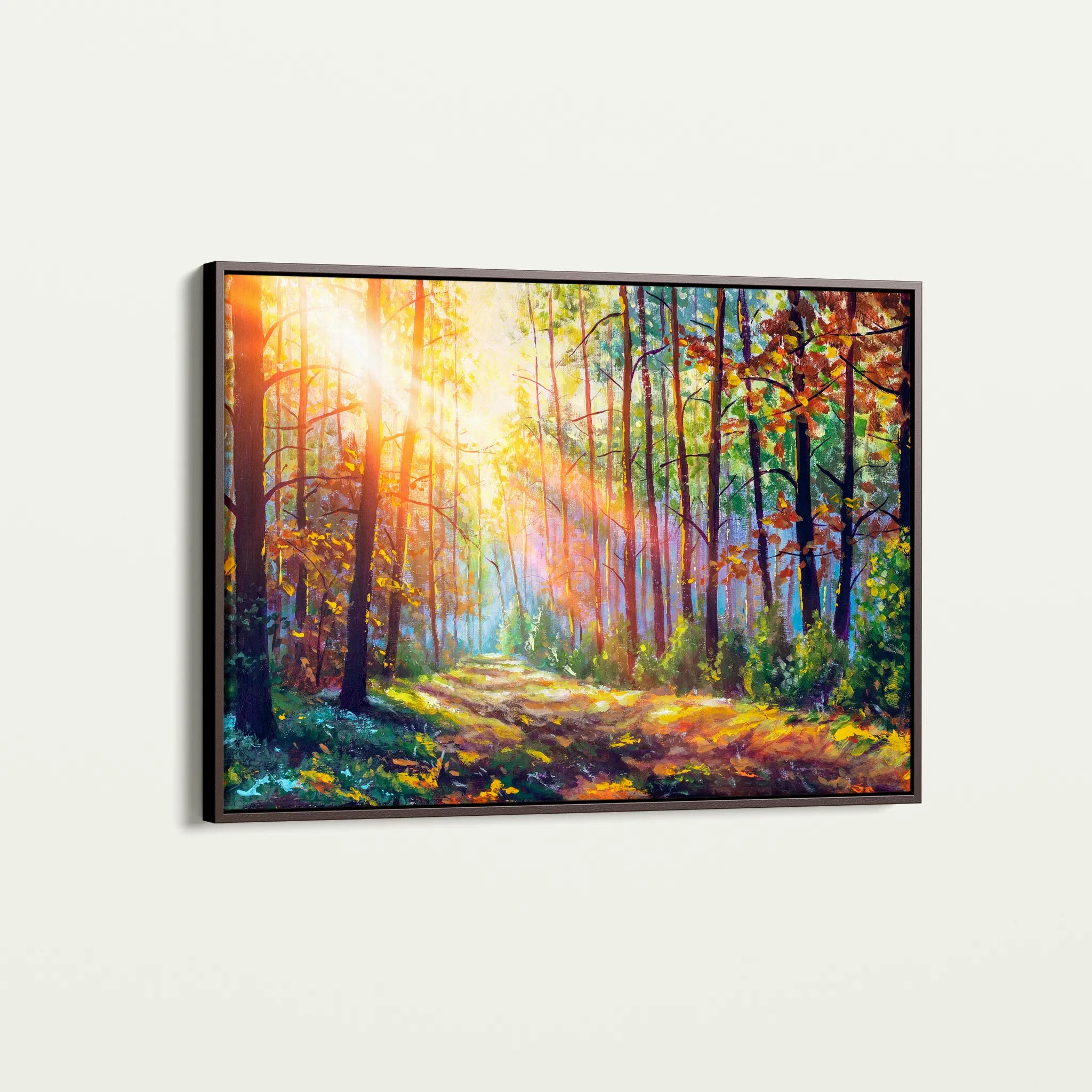 Landscape 030 Canvas Art 18" x 24" / 45 x 60 cm / Black