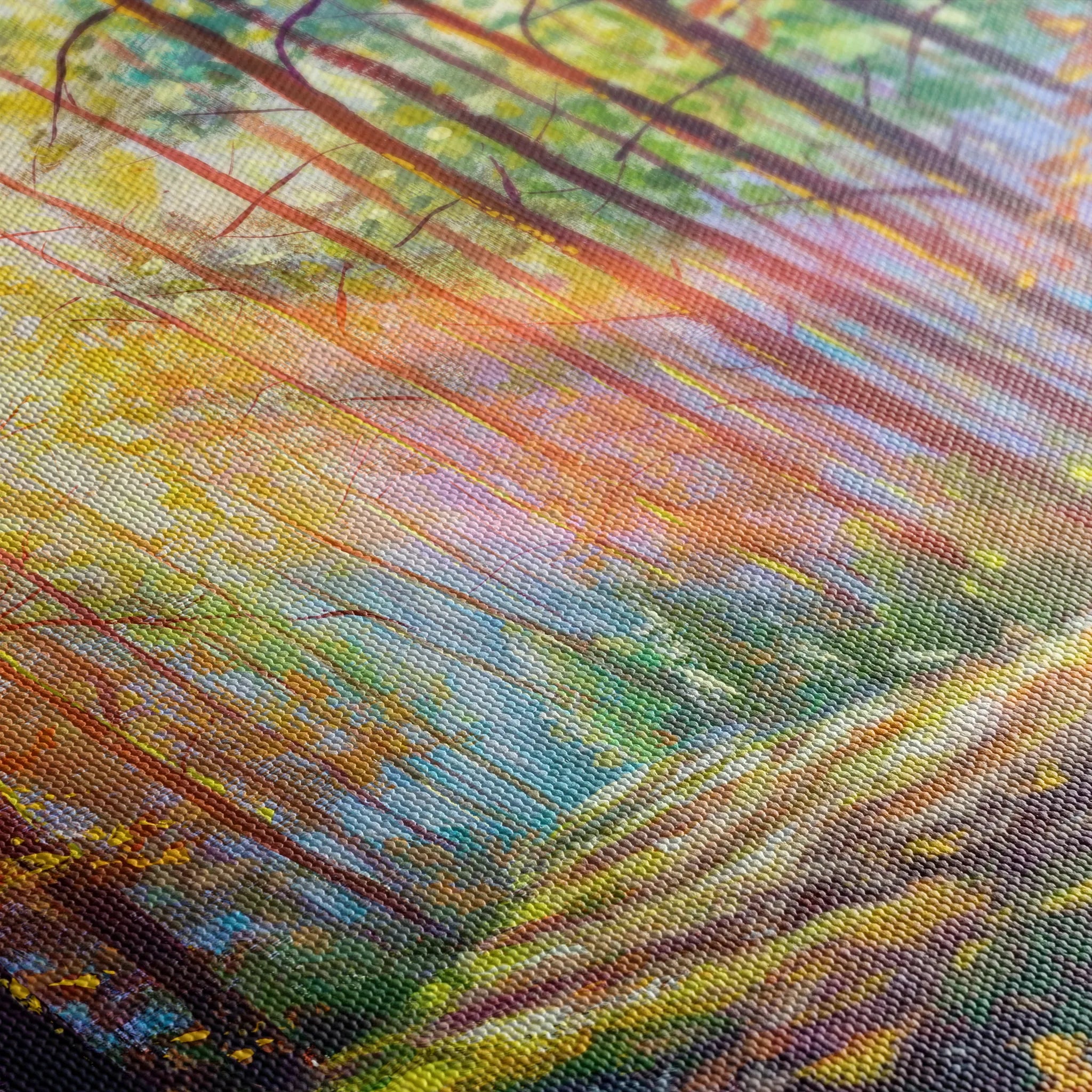 Landscape 030 Canvas Art 18" x 24" / 45 x 60 cm / Black