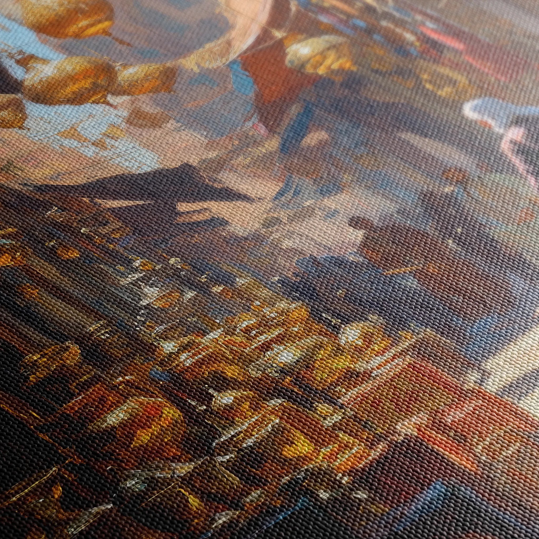 Orientalist 030 Canvas Art 18" x 24" / 45 x 60 cm / Black