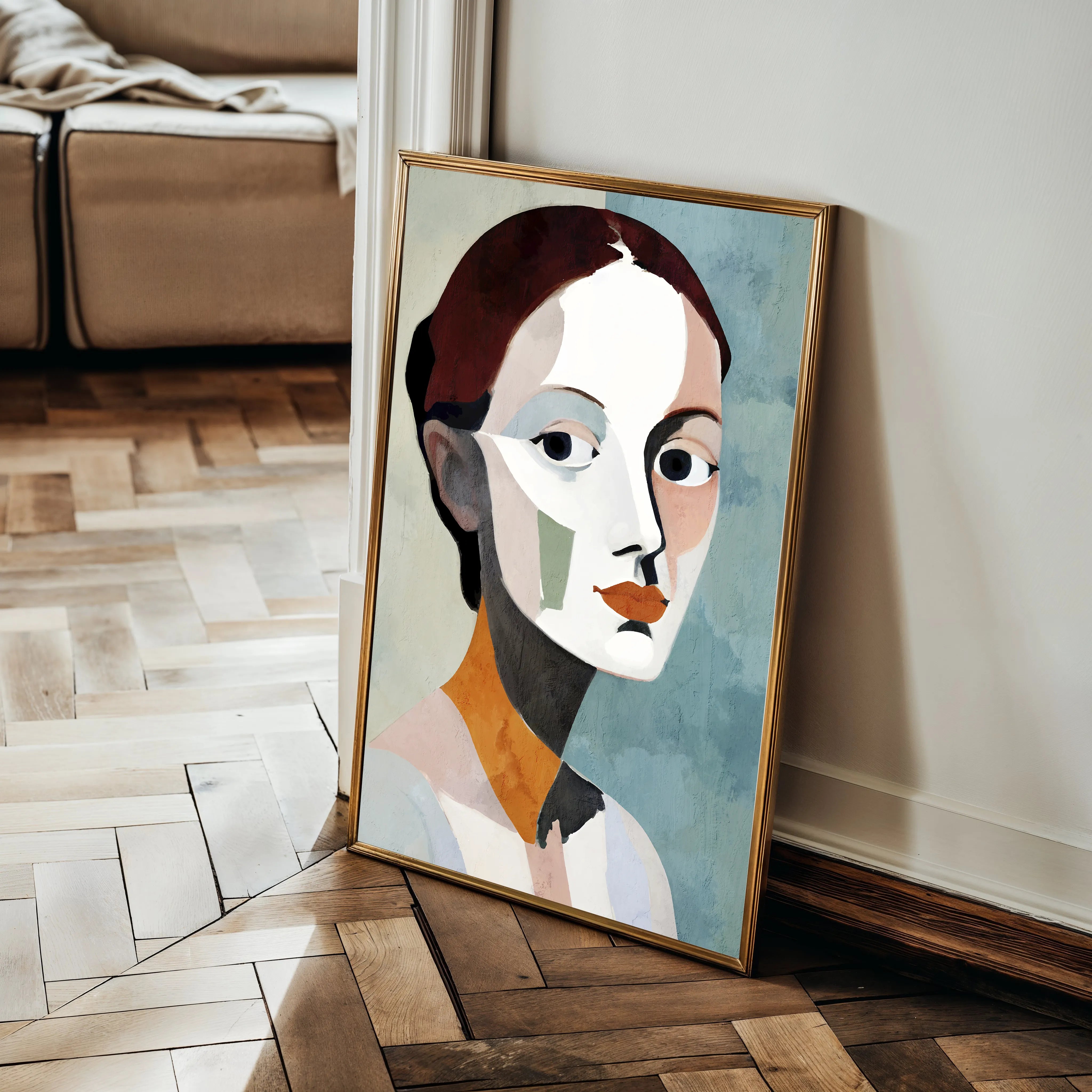 Portrait 030 Canvas Art 18" x 24" / 45 x 60 cm / Black