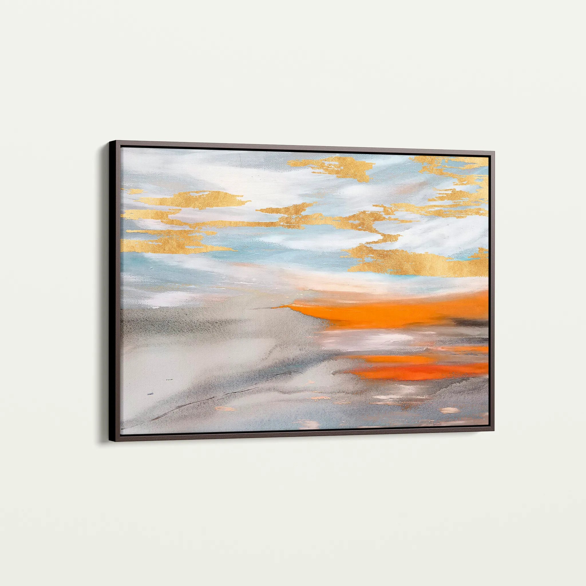 Abstract 031 Canvas Art 18" x 24" / 45 x 60 cm / Black