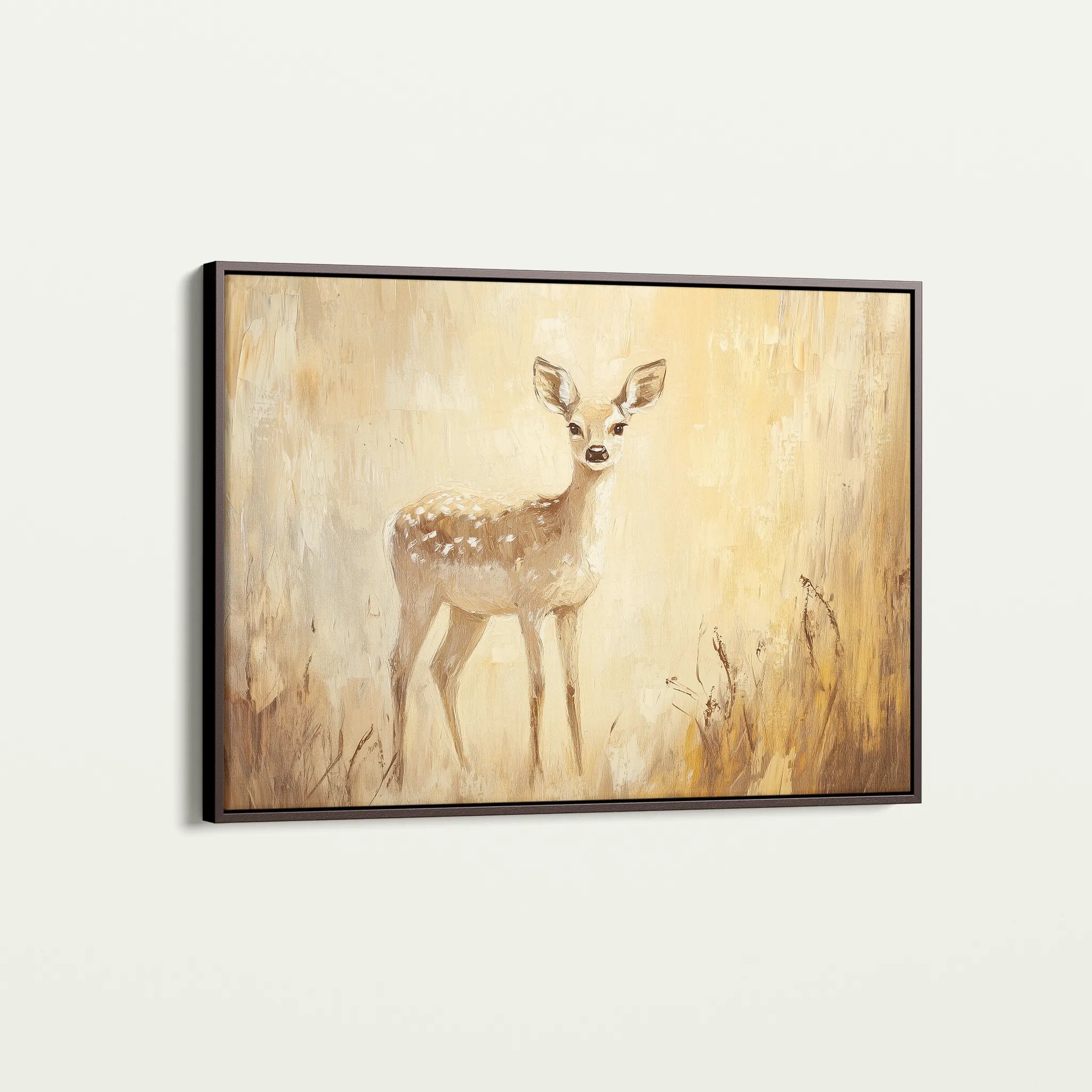 Animals 031 Canvas Art 18" x 24" / 45 x 60 cm / Black