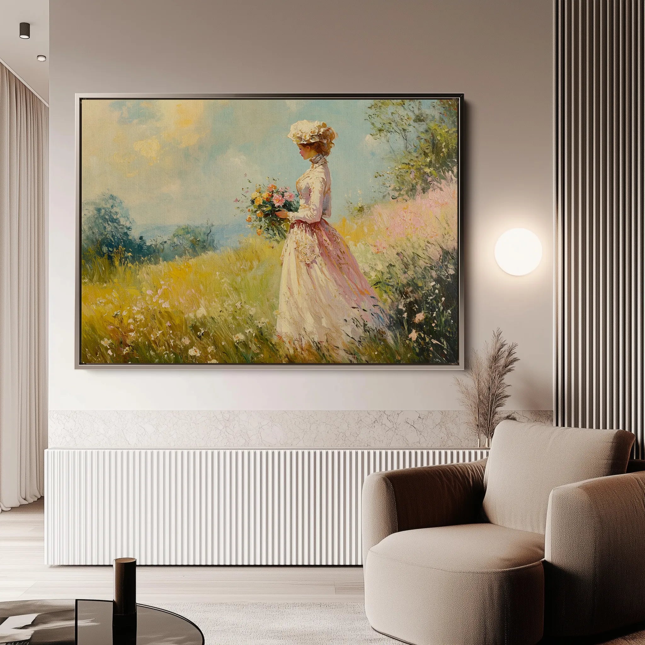 Classic 031 Canvas Art 18" x 24" / 45 x 60 cm / Black