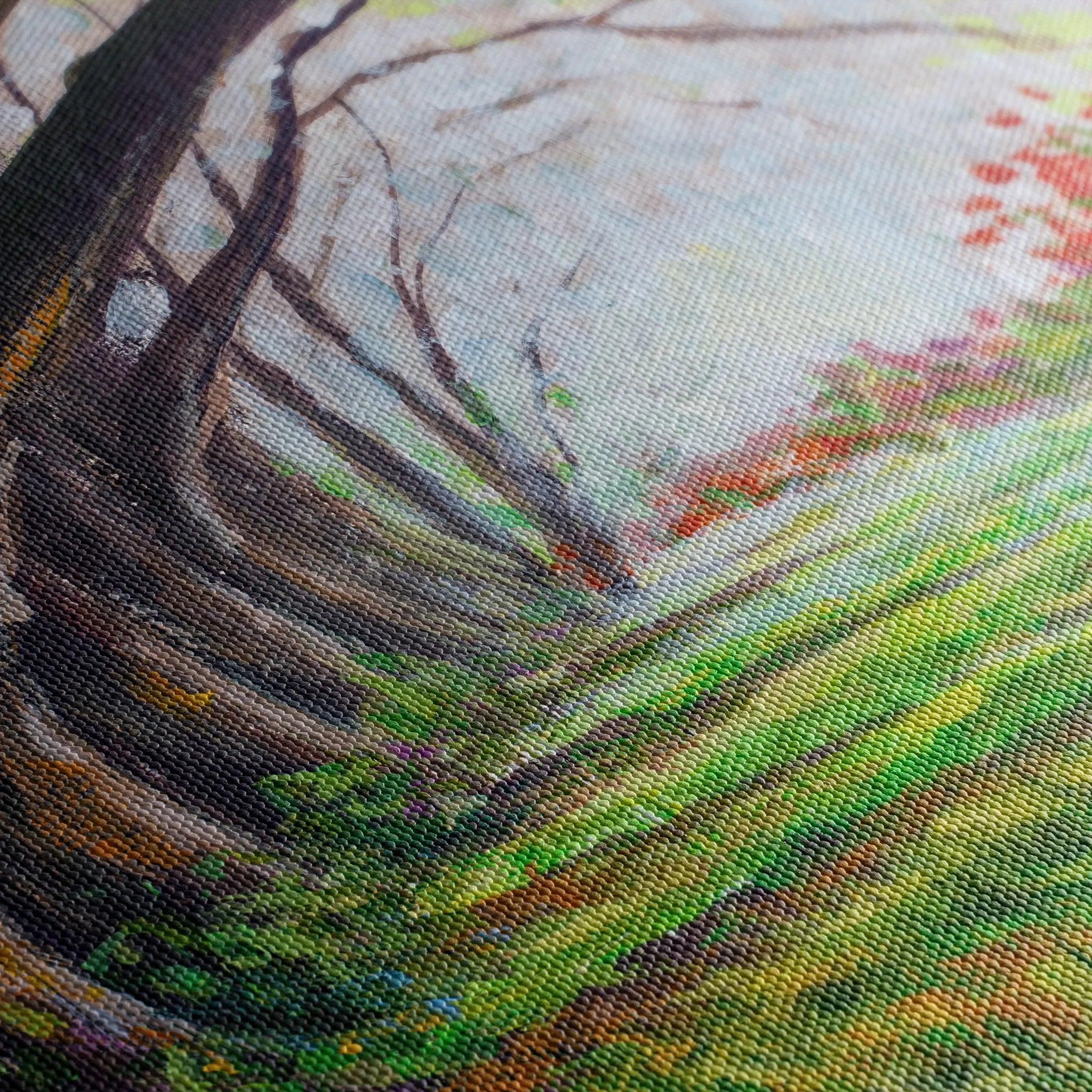 Landscape 031 Canvas Art 18" x 24" / 45 x 60 cm / Black