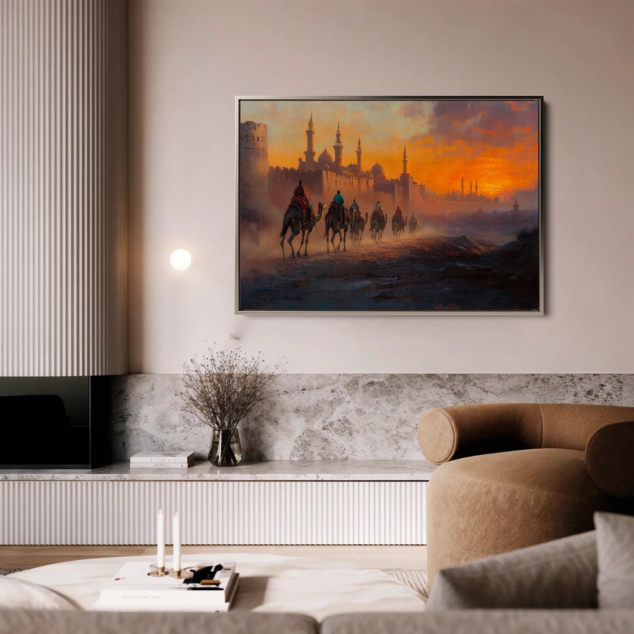 Orientalist 031 Canvas Art 18" x 24" / 45 x 60 cm / Black