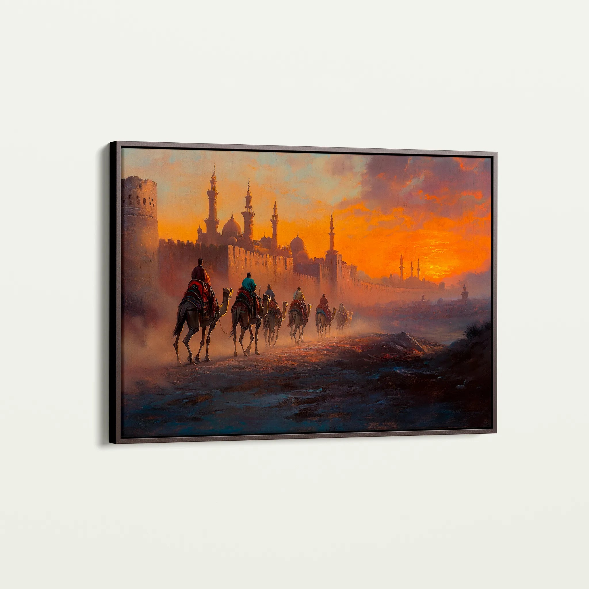 Orientalist 031 Canvas Art 18" x 24" / 45 x 60 cm / Black