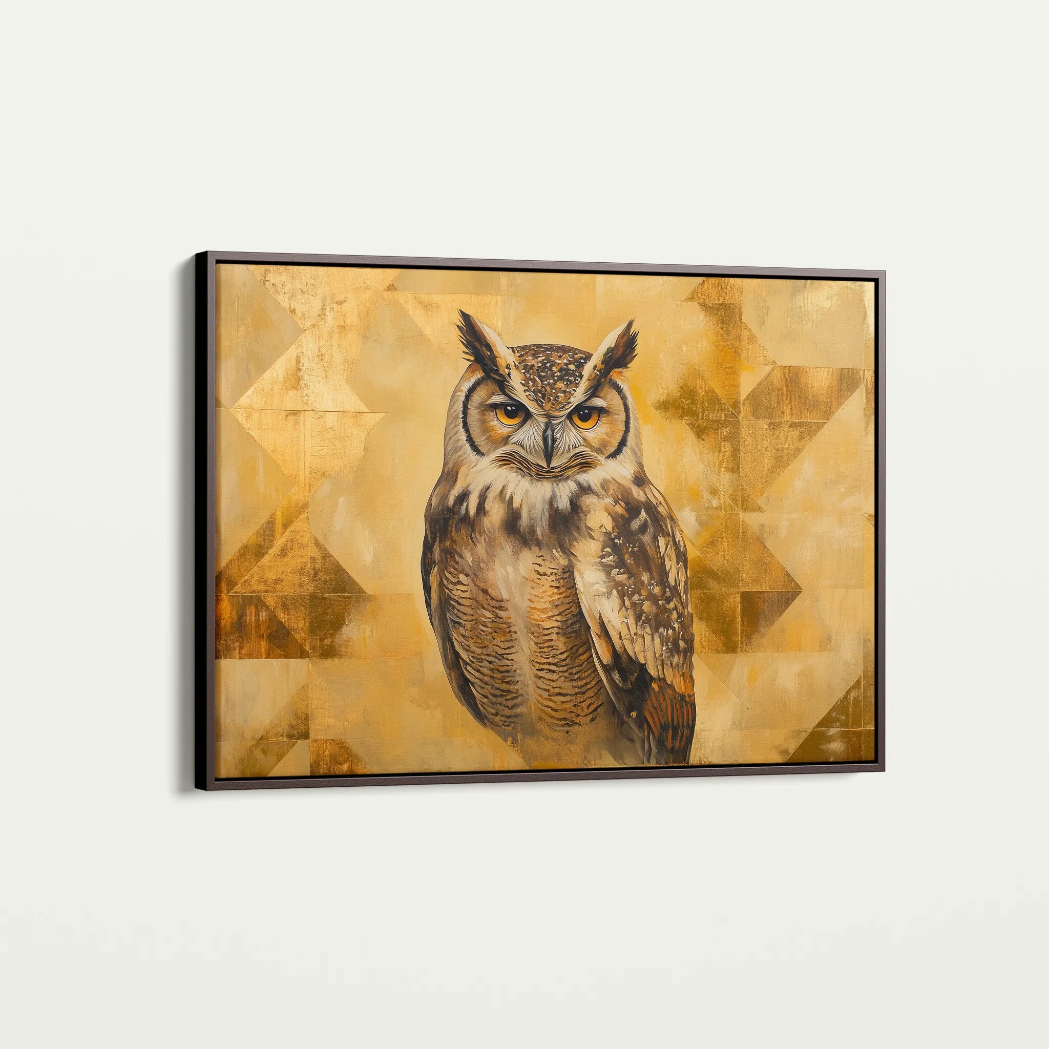 Animals 032 Canvas Art 18" x 24" / 45 x 60 cm / Black