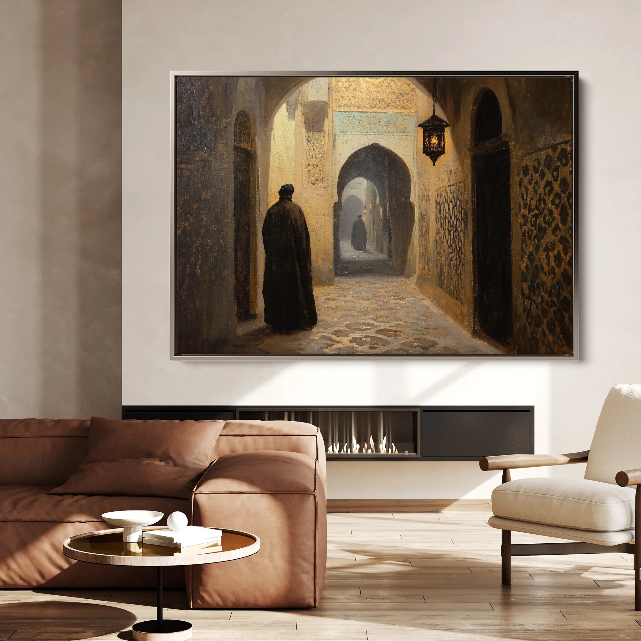 Orientalist 032 Canvas Art 18" x 24" / 45 x 60 cm / Black