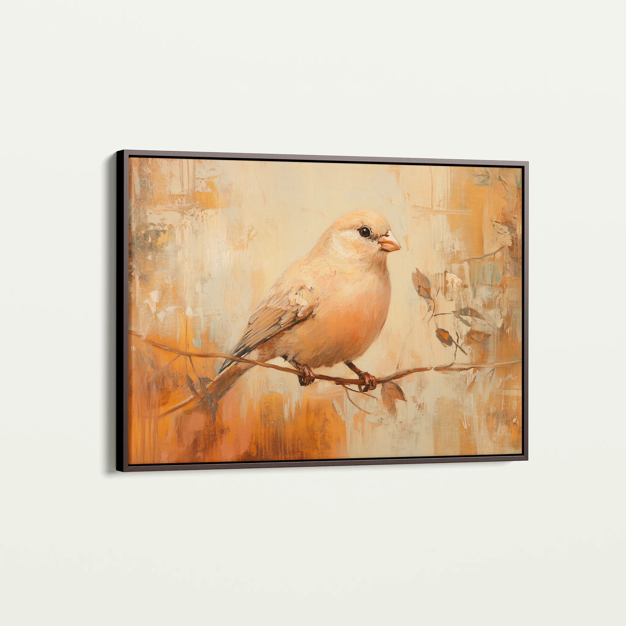 Animals 033 Canvas Art 18" x 24" / 45 x 60 cm / Black