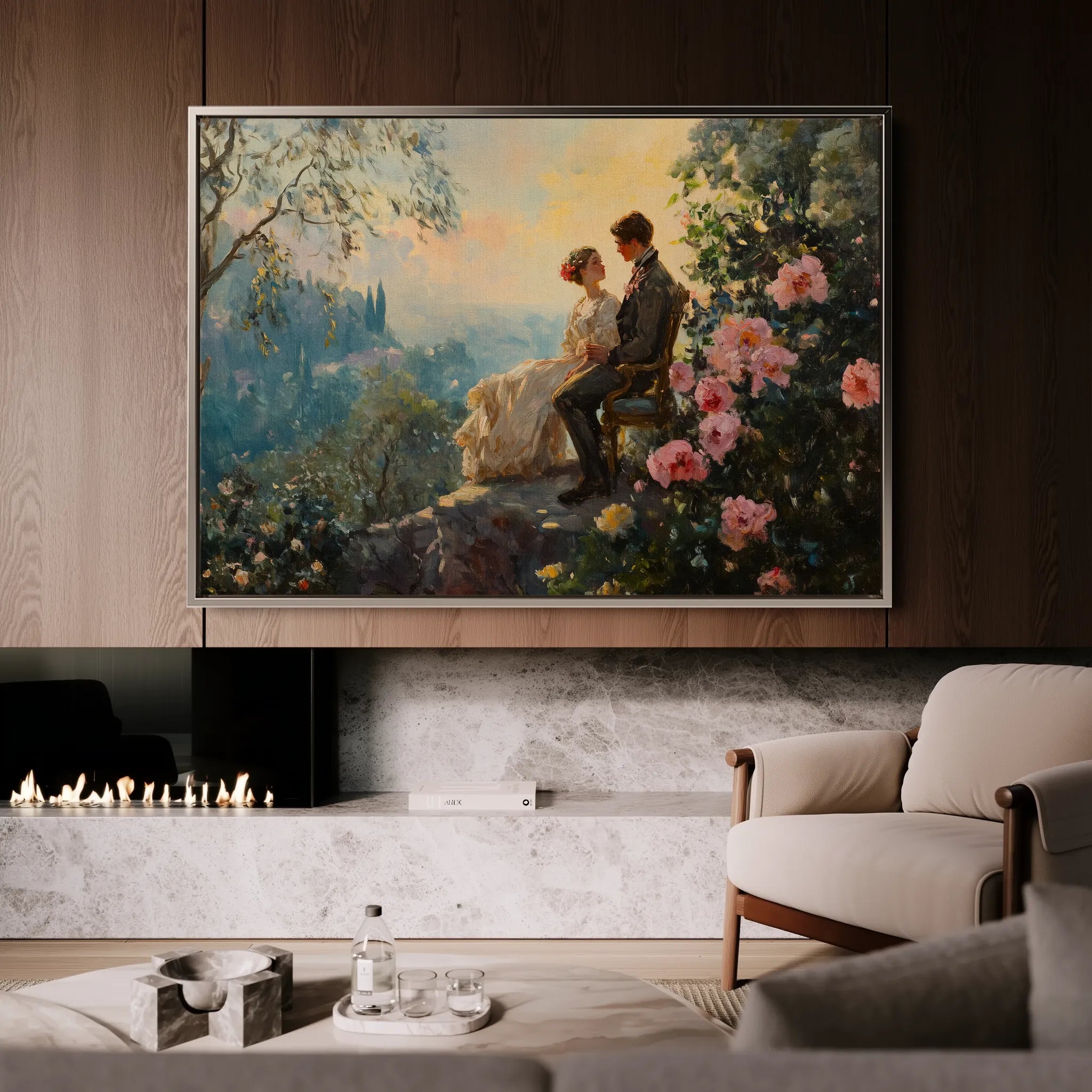 Classic 033 Canvas Art 18" x 24" / 45 x 60 cm / Black