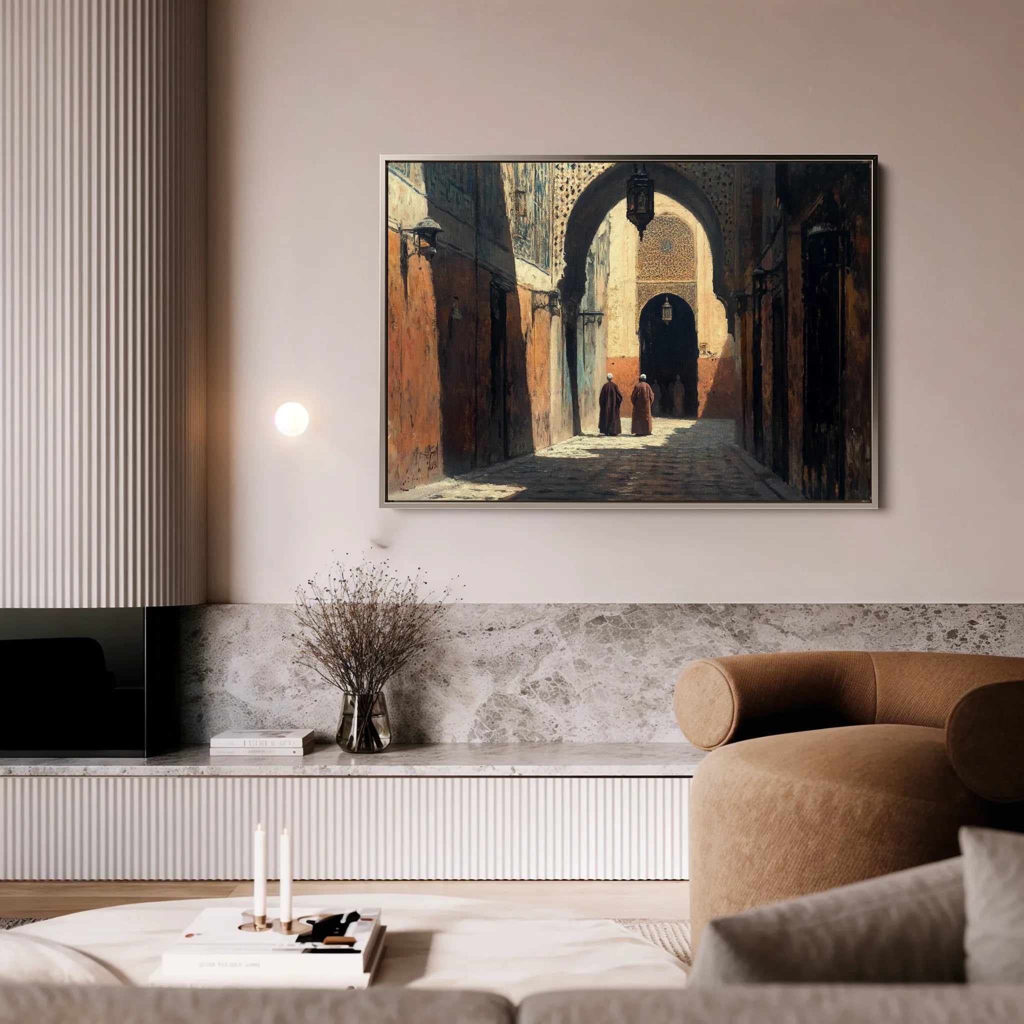Orientalist 033 Canvas Art 18" x 24" / 45 x 60 cm / Black