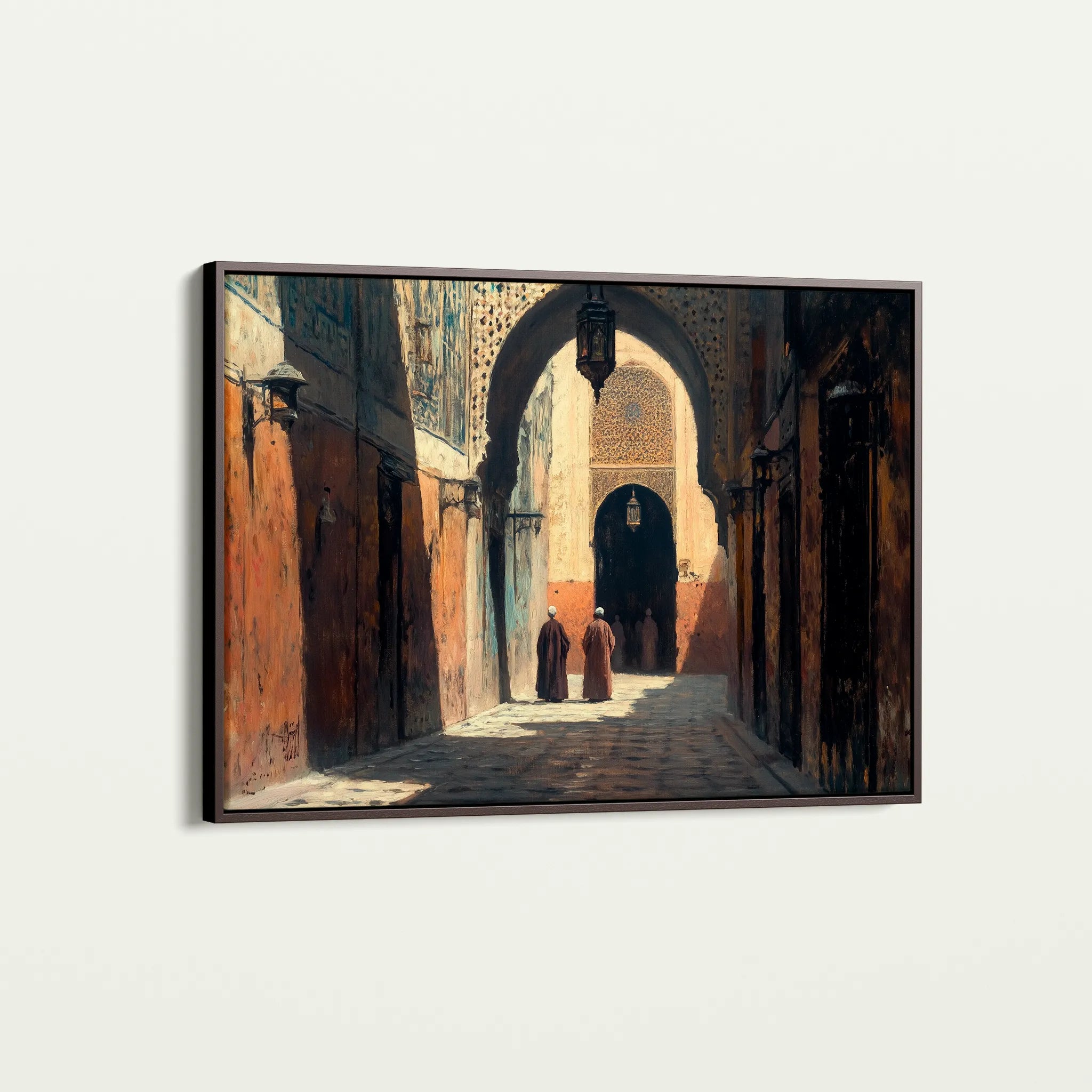Orientalist 033 Canvas Art 18" x 24" / 45 x 60 cm / Black