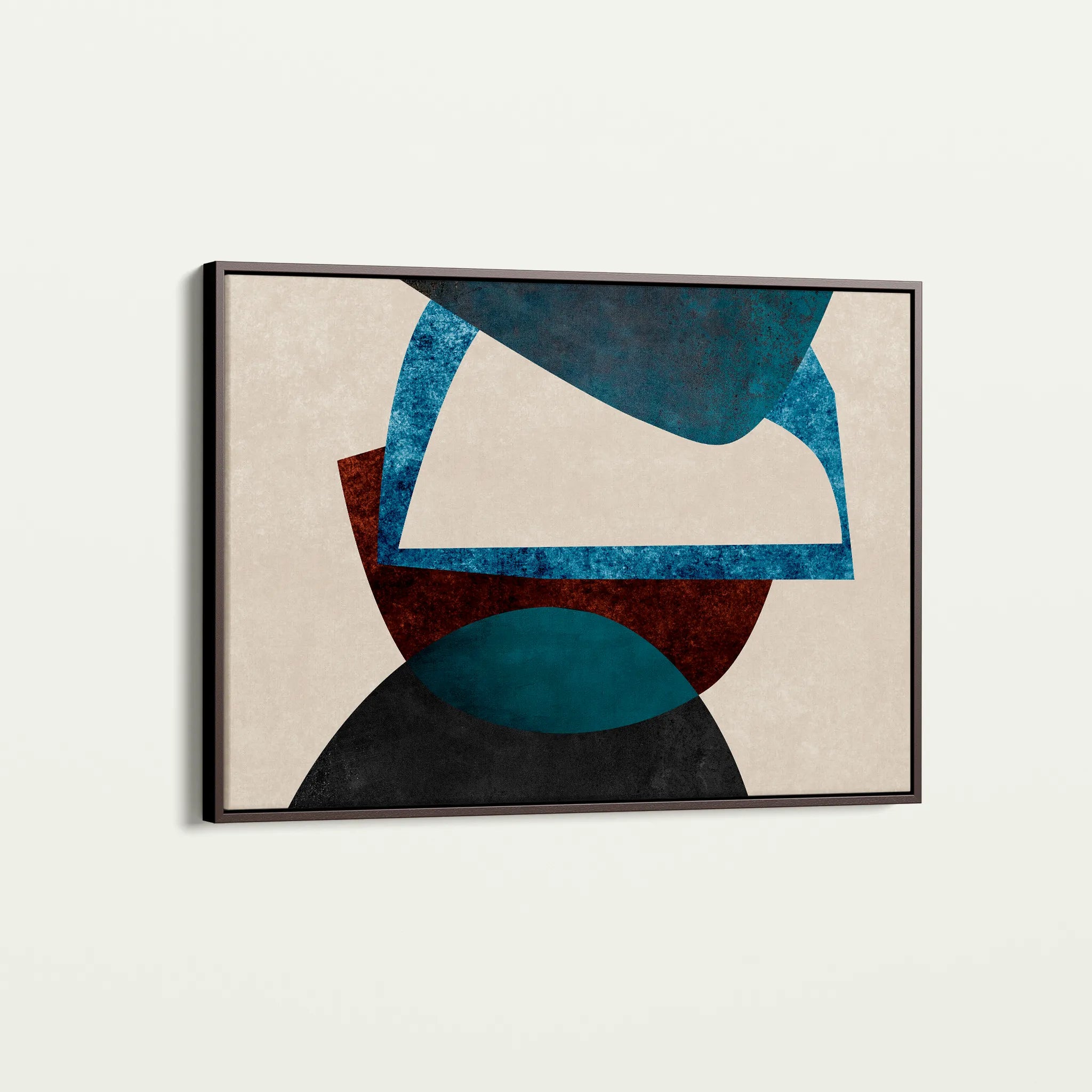 Abstract 034 Canvas Art 18" x 24" / 45 x 60 cm / Black