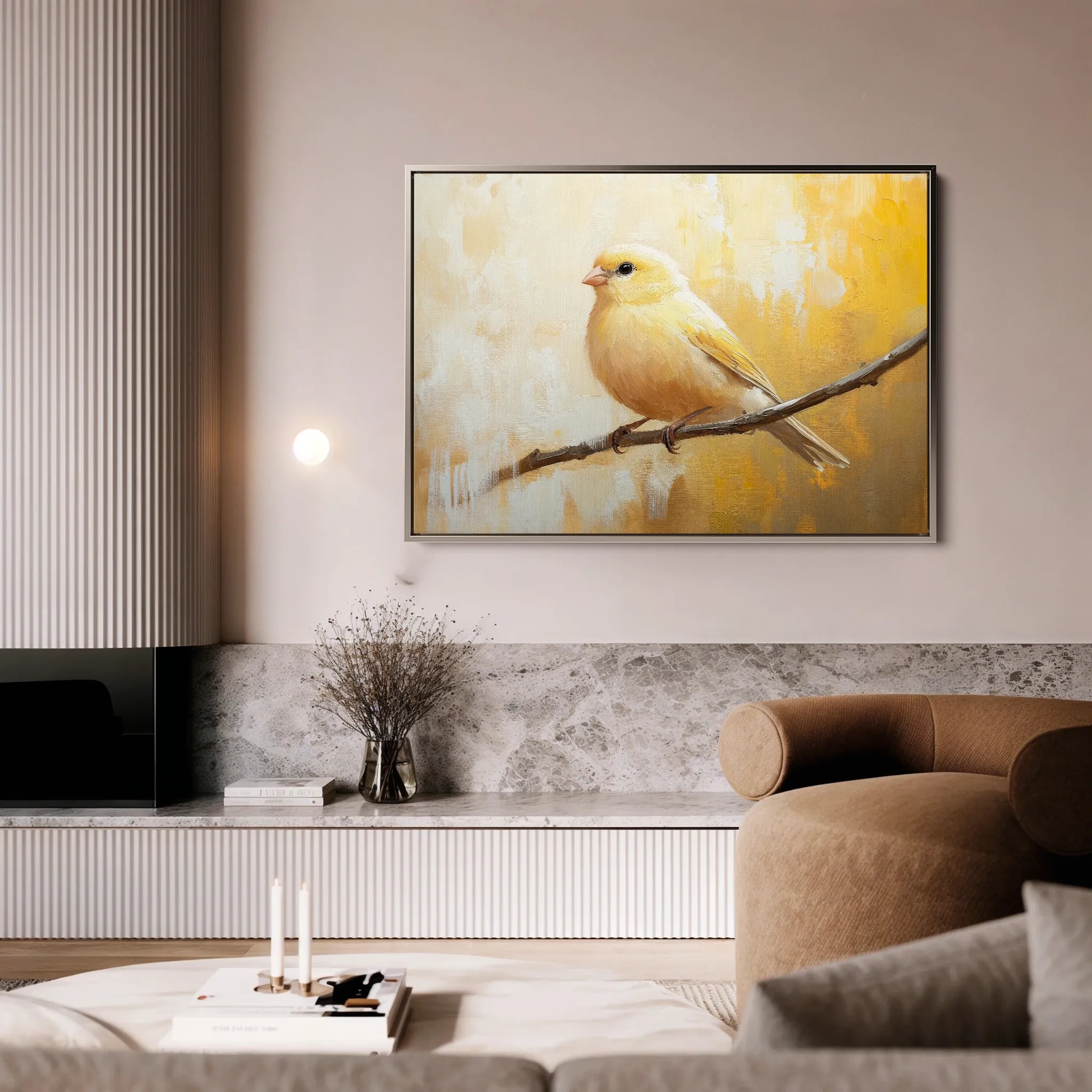 Animals 034 Canvas Art 18" x 24" / 45 x 60 cm / Black