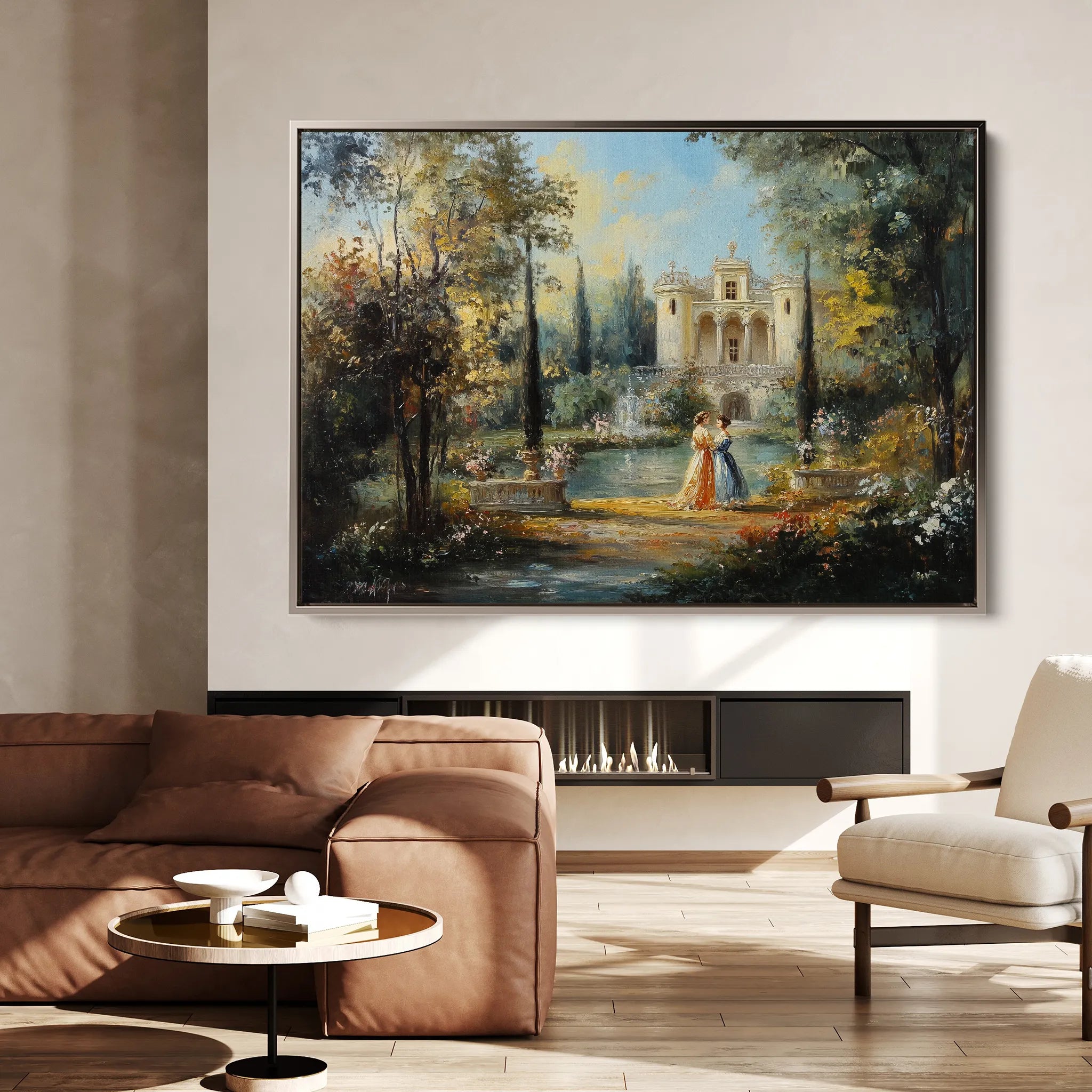 Classic 034 Canvas Art 18" x 24" / 45 x 60 cm / Black