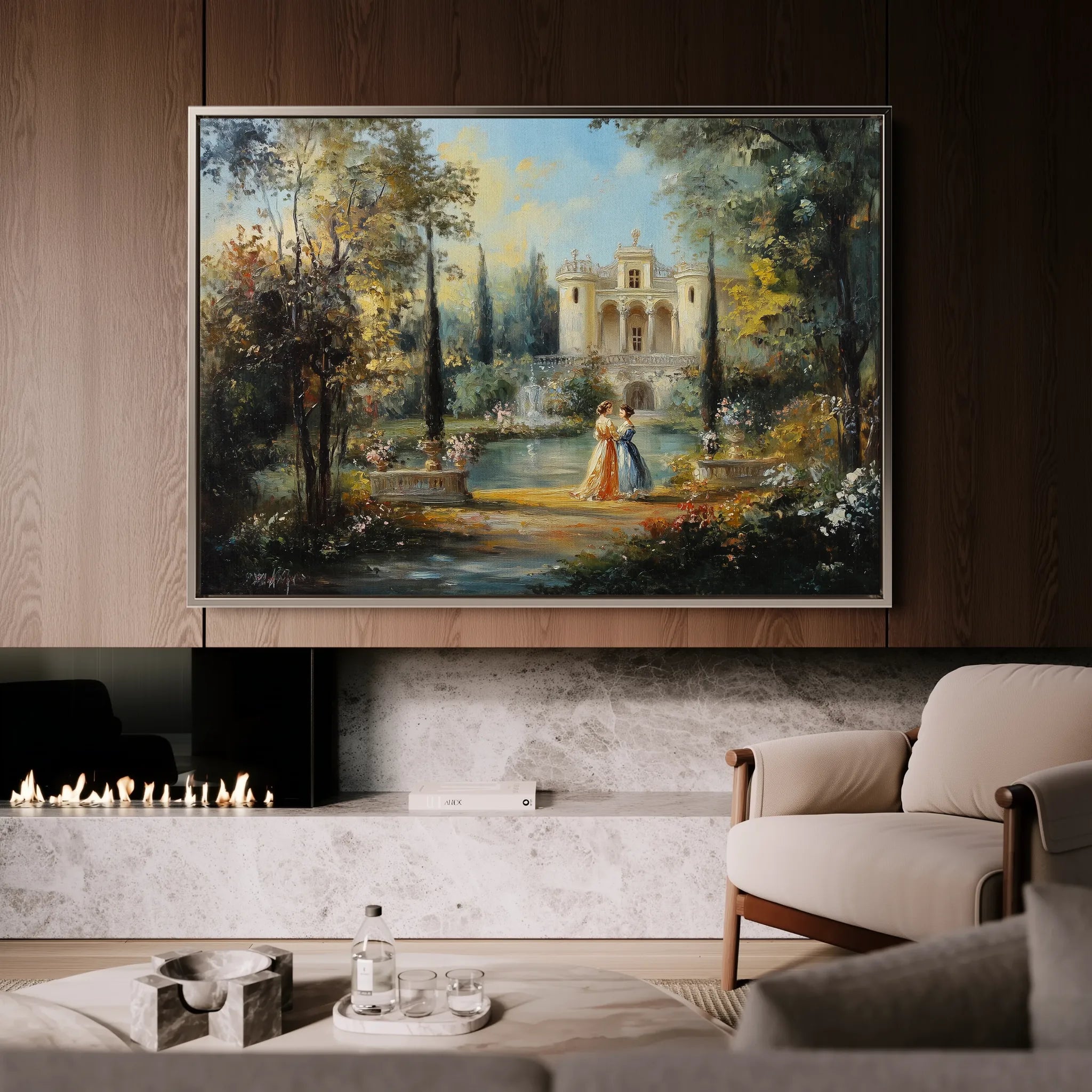 Classic 034 Canvas Art 18" x 24" / 45 x 60 cm / Black