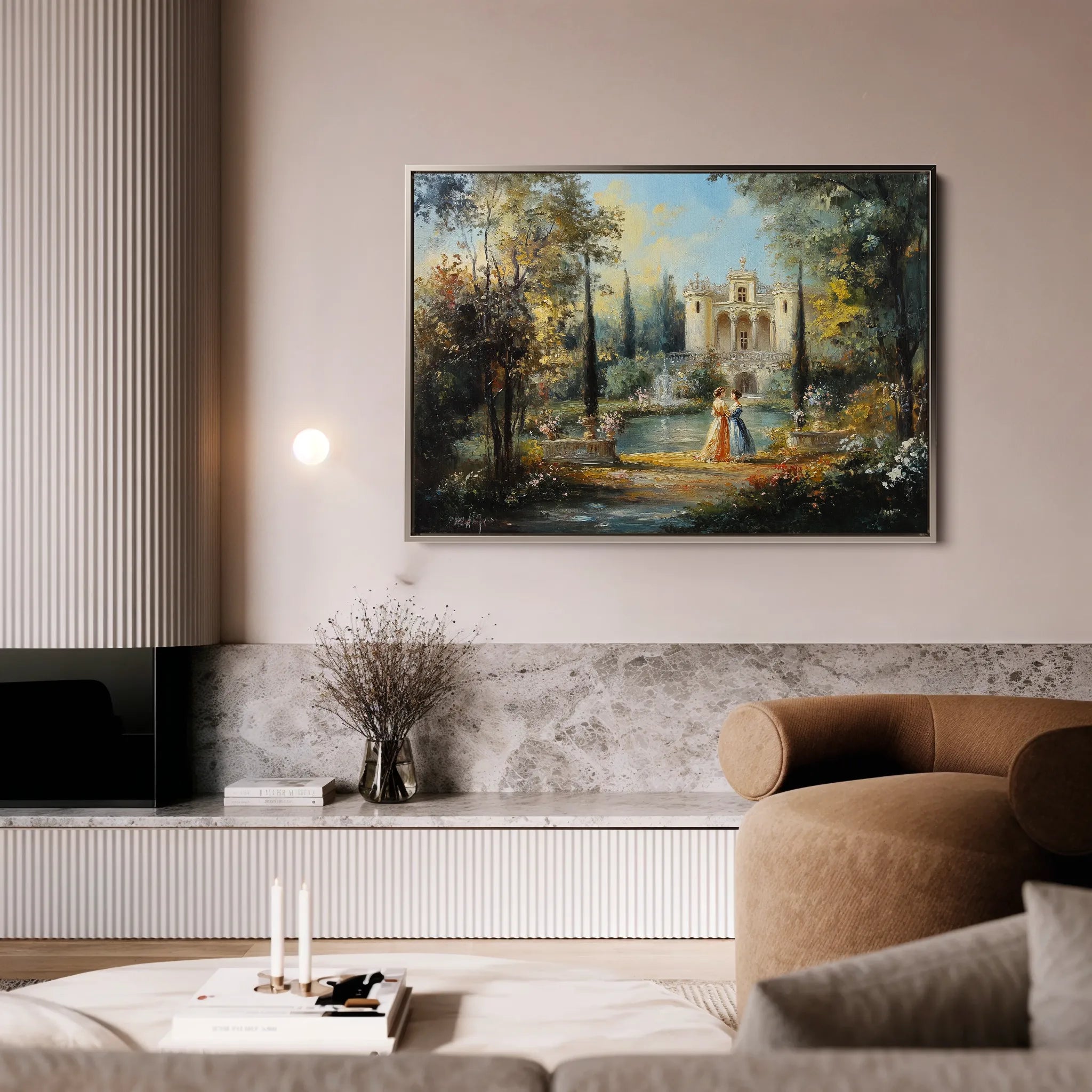 Classic 034 Canvas Art 18" x 24" / 45 x 60 cm / Black