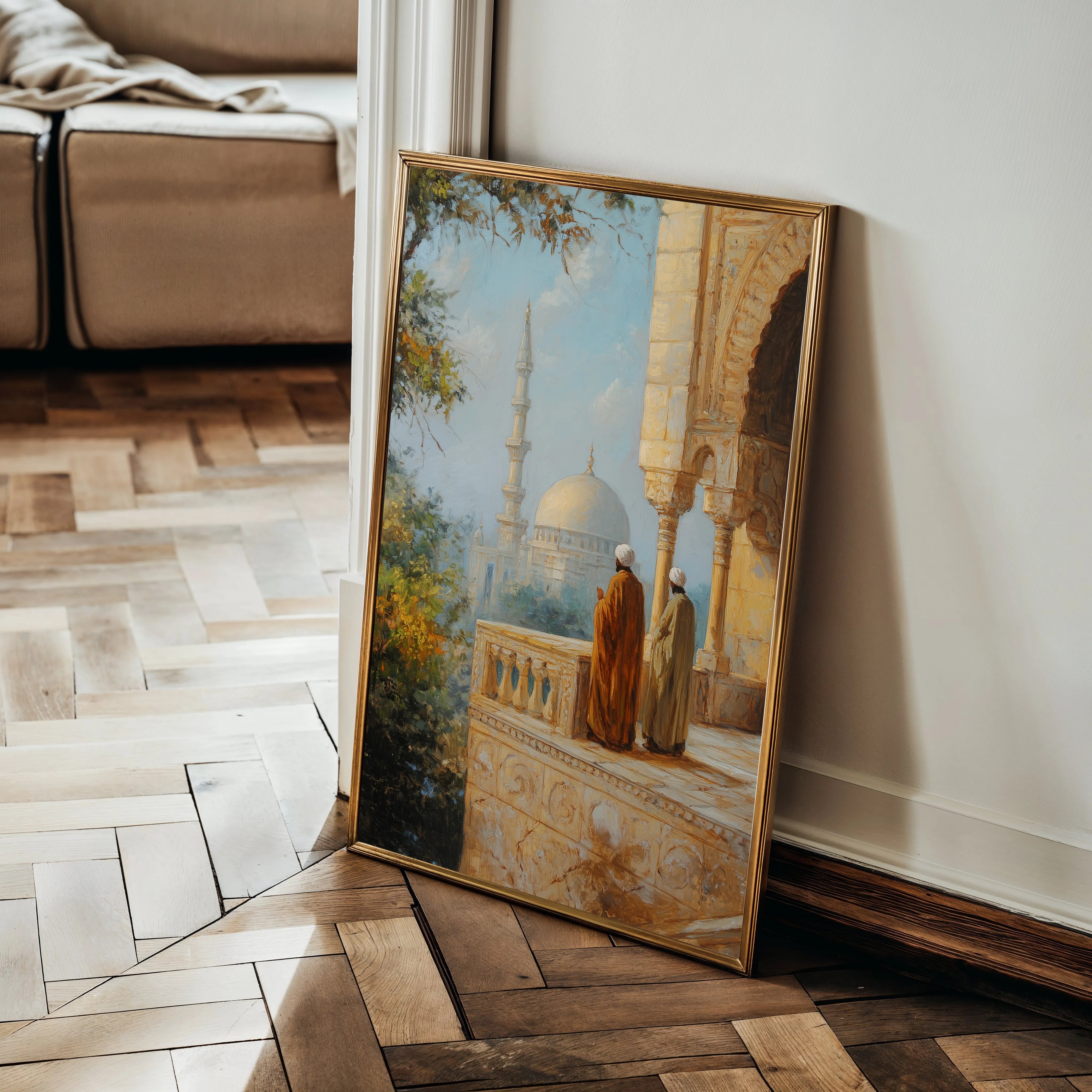 Orientalist 034 Canvas Art 18" x 24" / 45 x 60 cm / Black