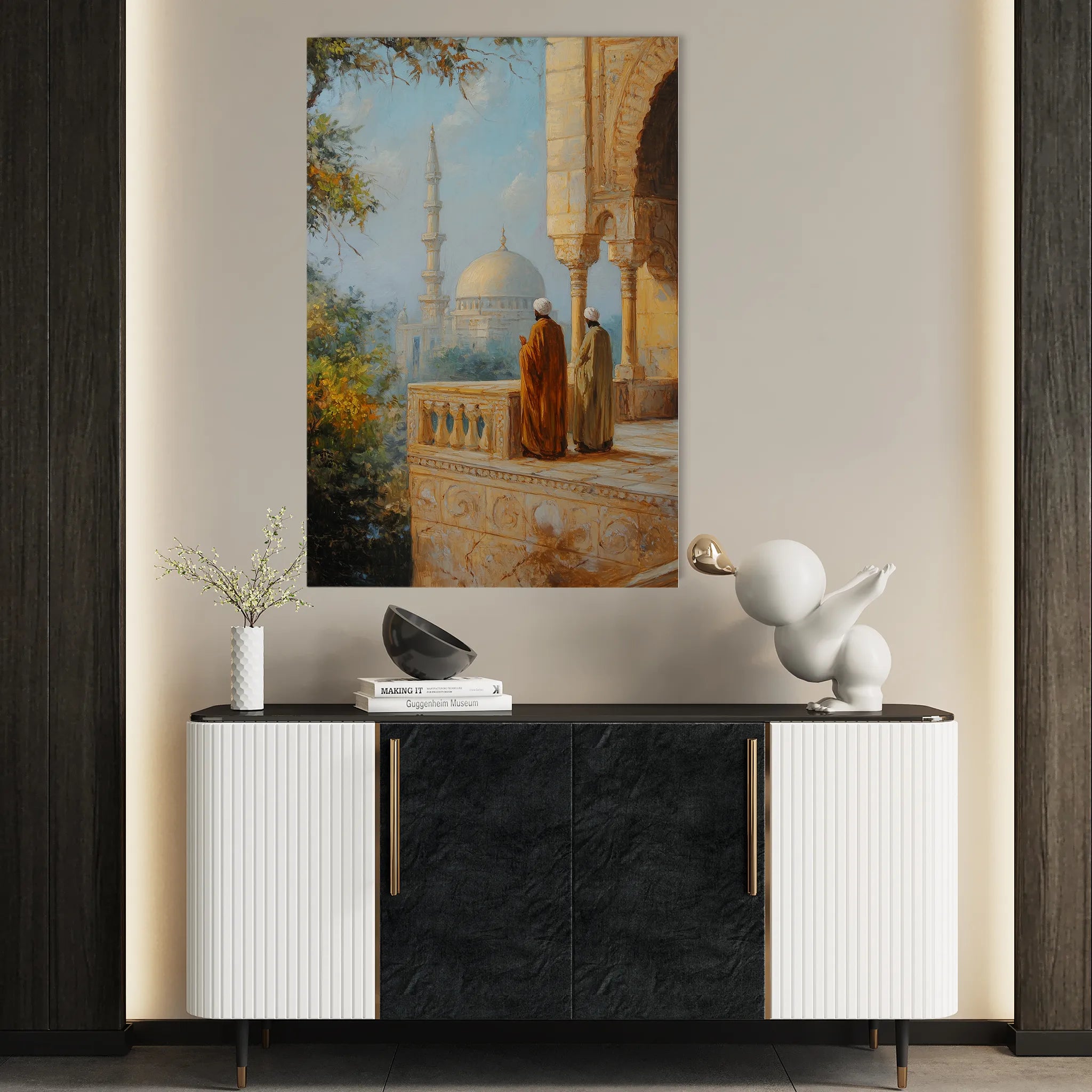 Orientalist 034 Canvas Art 18" x 24" / 45 x 60 cm / Black