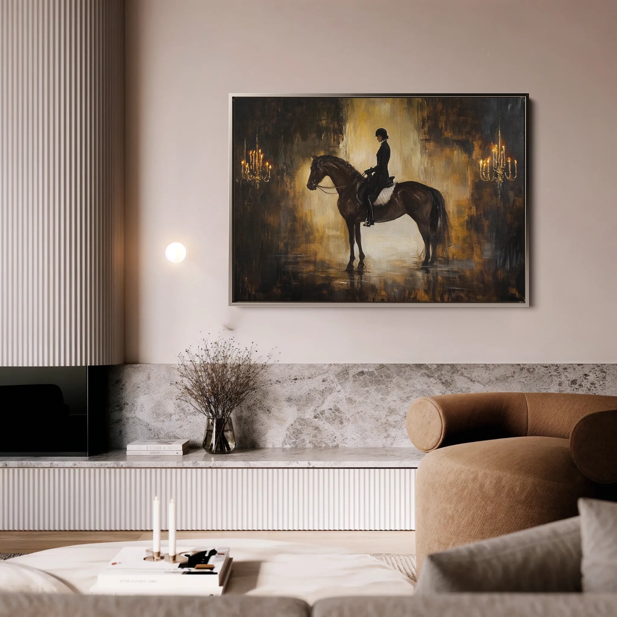 Classic 035 Canvas Art 18" x 24" / 45 x 60 cm / Black