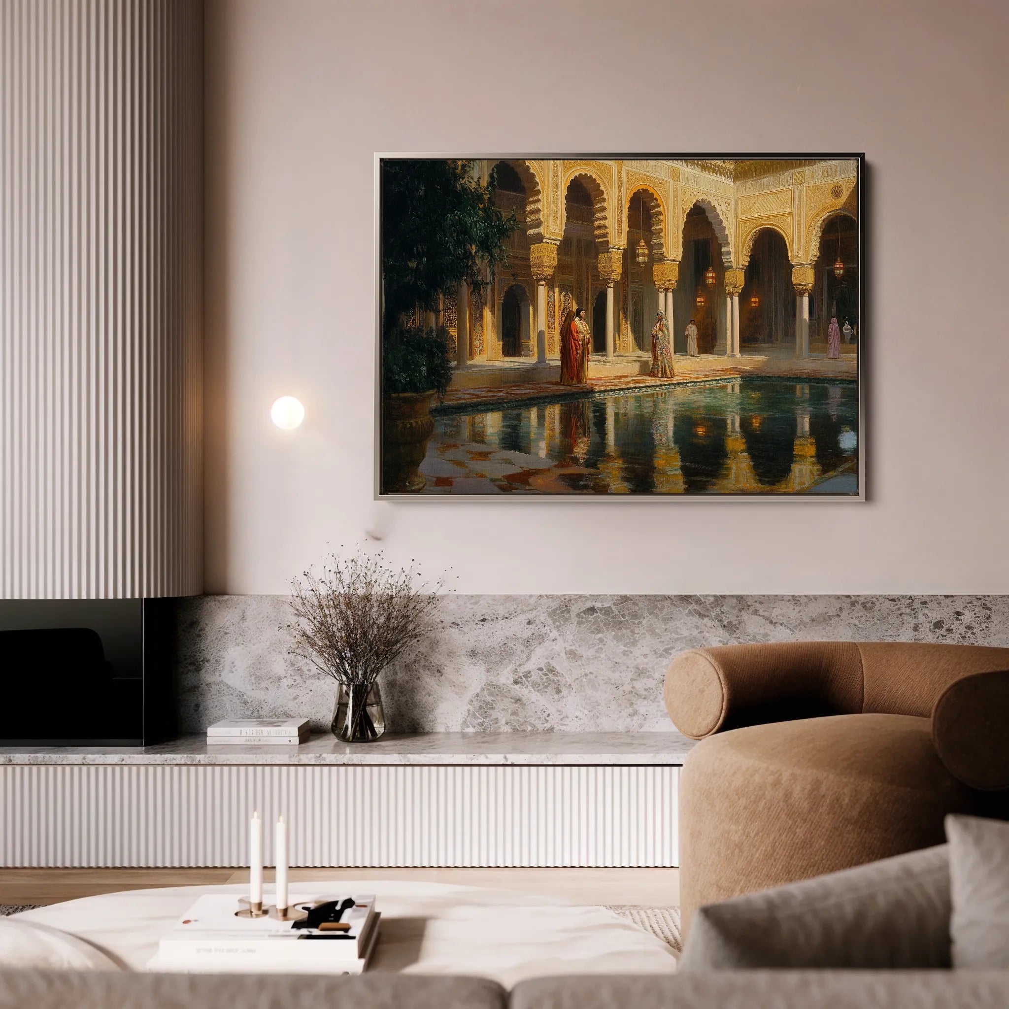 Orientalist 035 Canvas Art 18" x 24" / 45 x 60 cm / Black