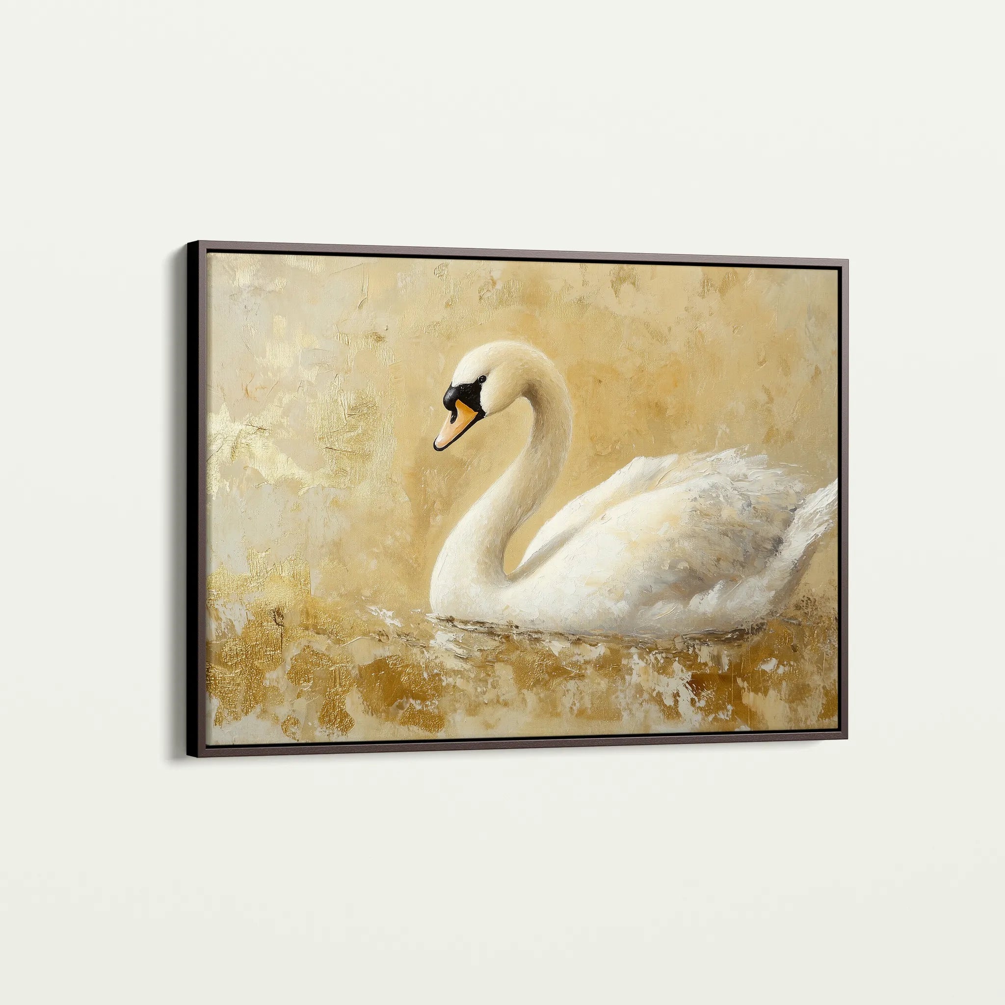 Animals 036 Canvas Art 18" x 24" / 45 x 60 cm / Black