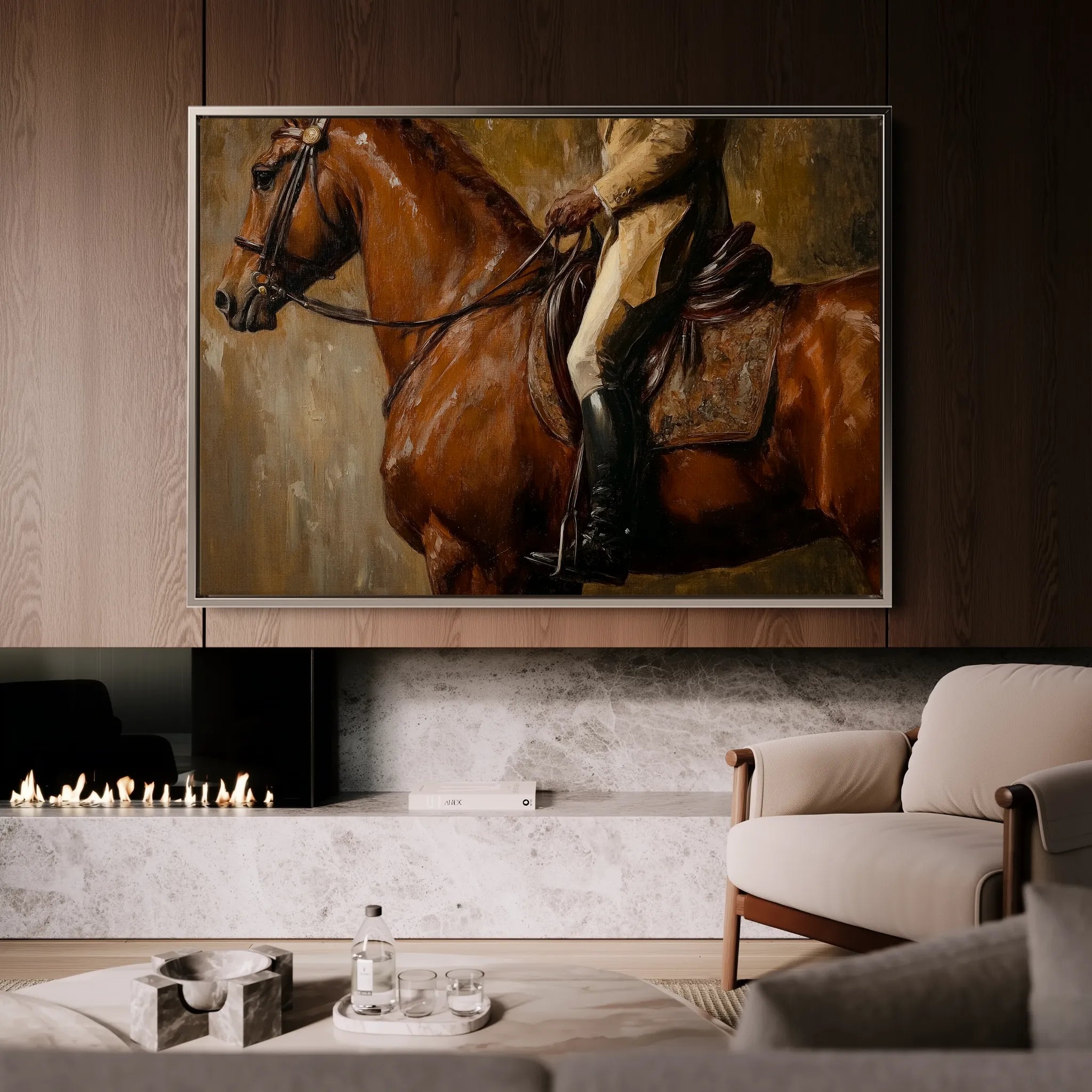 Classic 036 Canvas Art 18" x 24" / 45 x 60 cm / Black