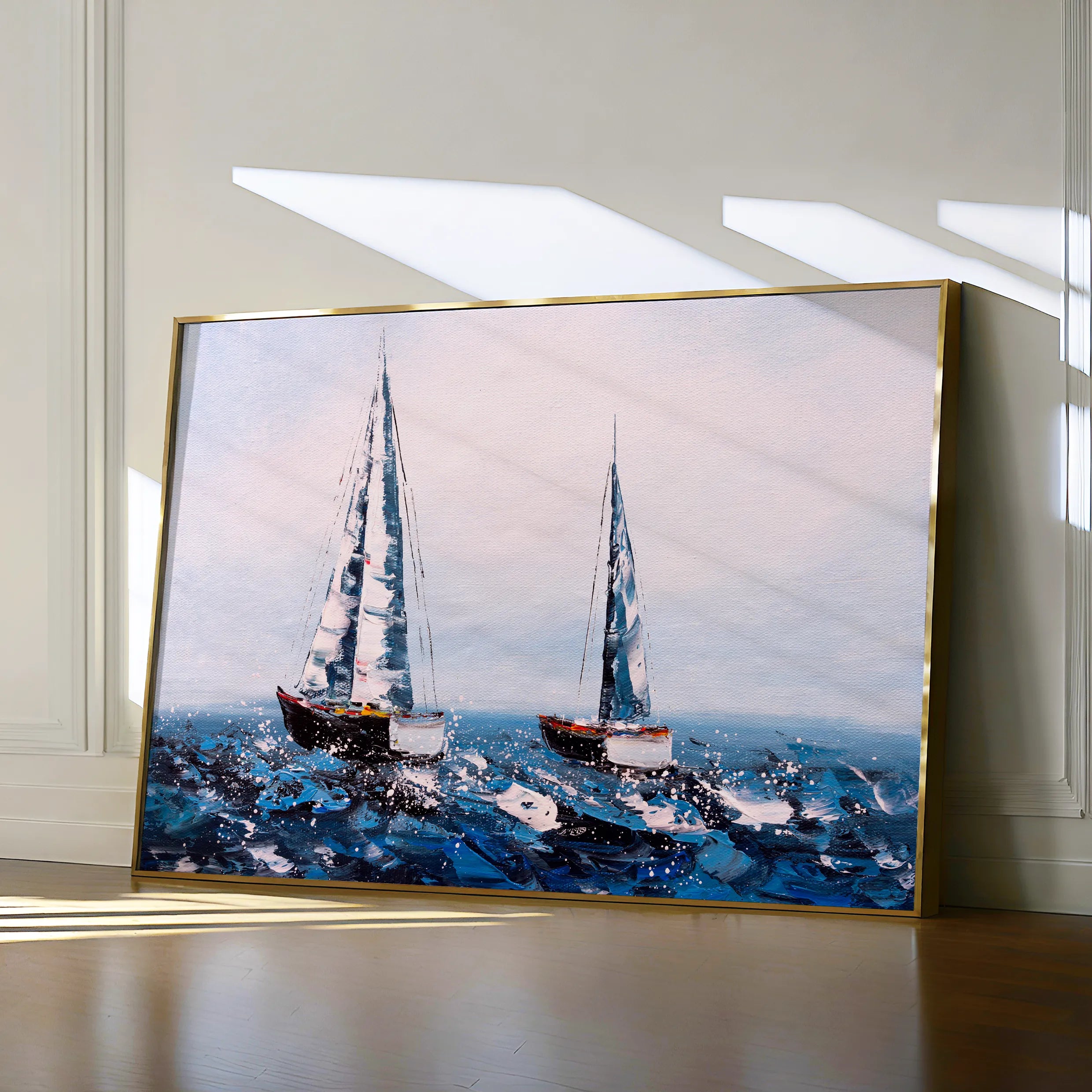 Landscape 036 Canvas Art 18" x 24" / 45 x 60 cm / Black