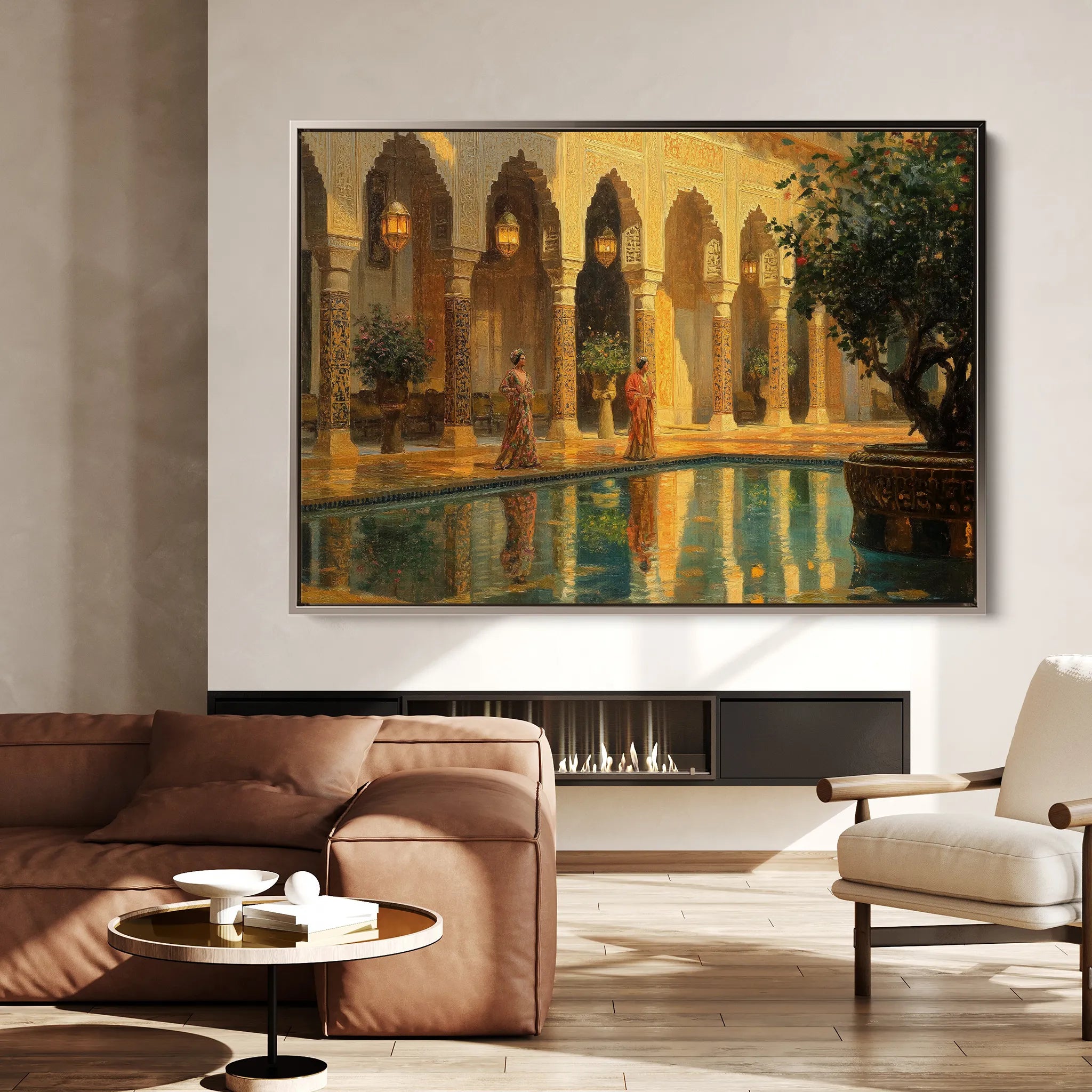 Orientalist 036 Canvas Art 18" x 24" / 45 x 60 cm / Black
