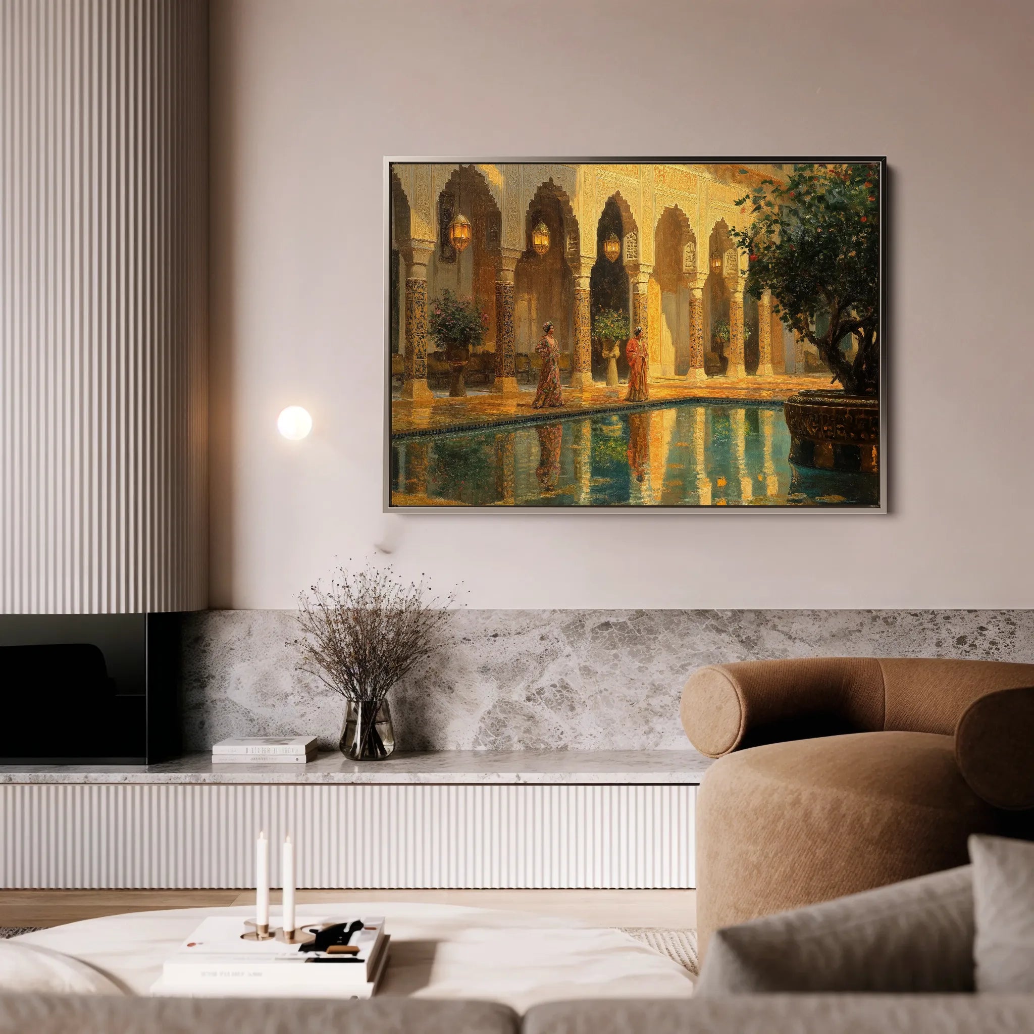 Orientalist 036 Canvas Art 18" x 24" / 45 x 60 cm / Black