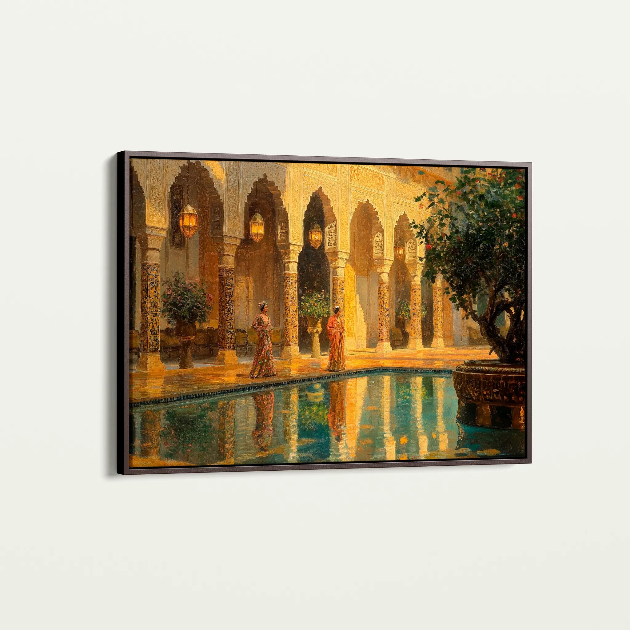 Orientalist 036 Canvas Art 18" x 24" / 45 x 60 cm / Black
