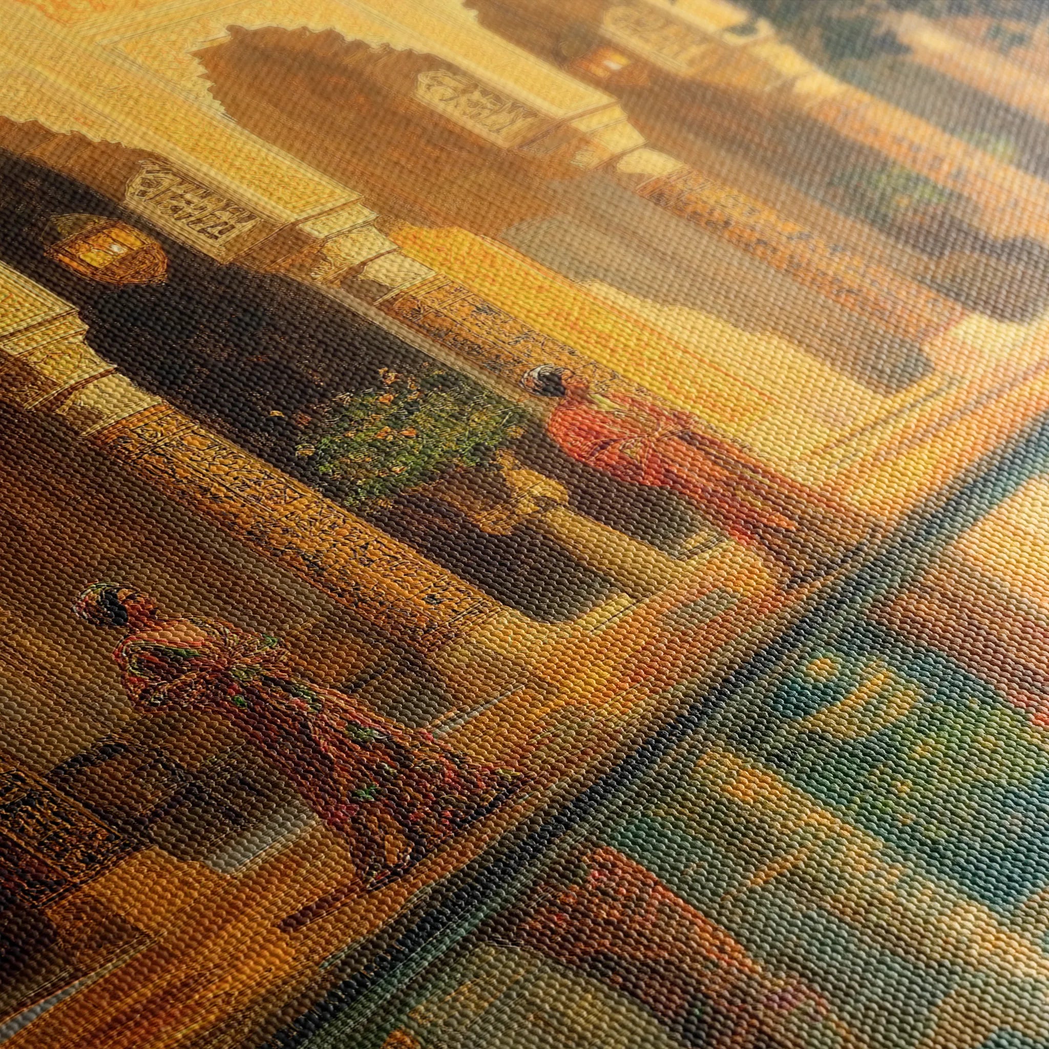 Orientalist 036 Canvas Art 18" x 24" / 45 x 60 cm / Black