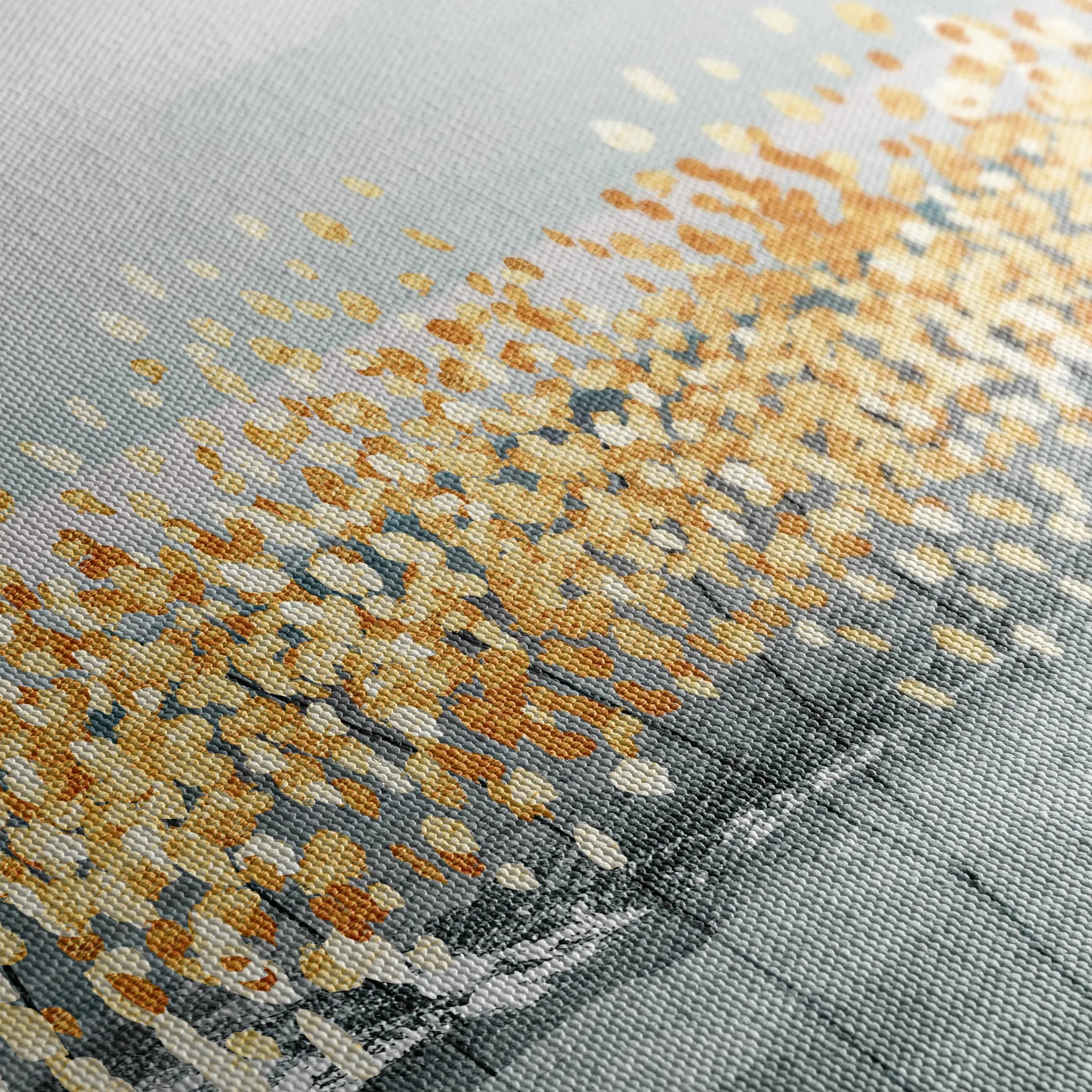 Abstract 037 Canvas Art 18" x 24" / 45 x 60 cm / Black