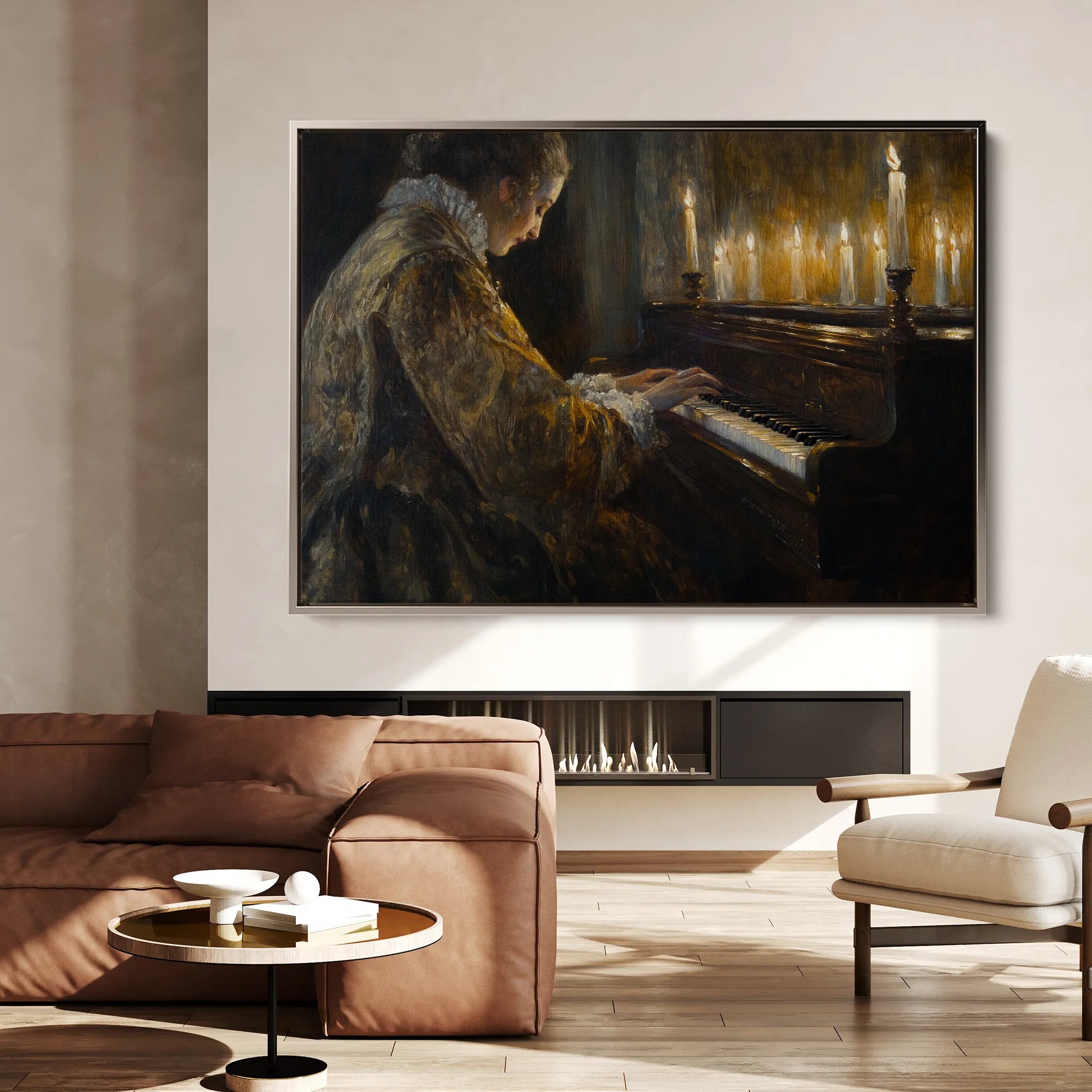 Classic 037 Canvas Art 18" x 24" / 45 x 60 cm / Black