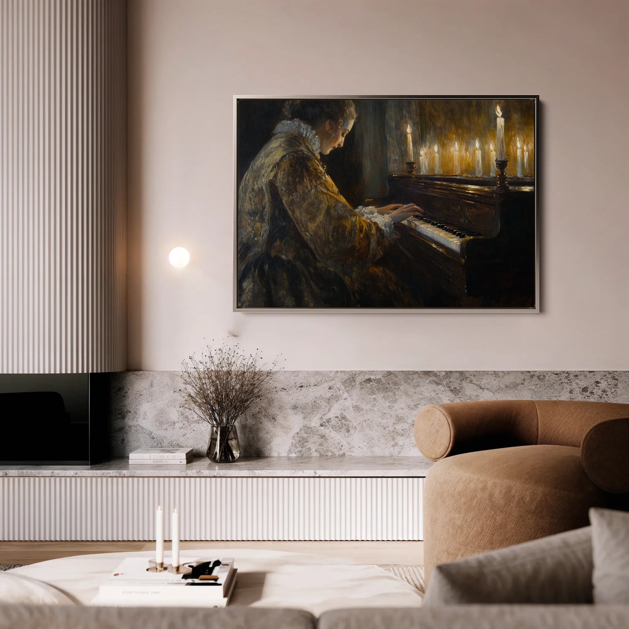 Classic 037 Canvas Art 18" x 24" / 45 x 60 cm / Black