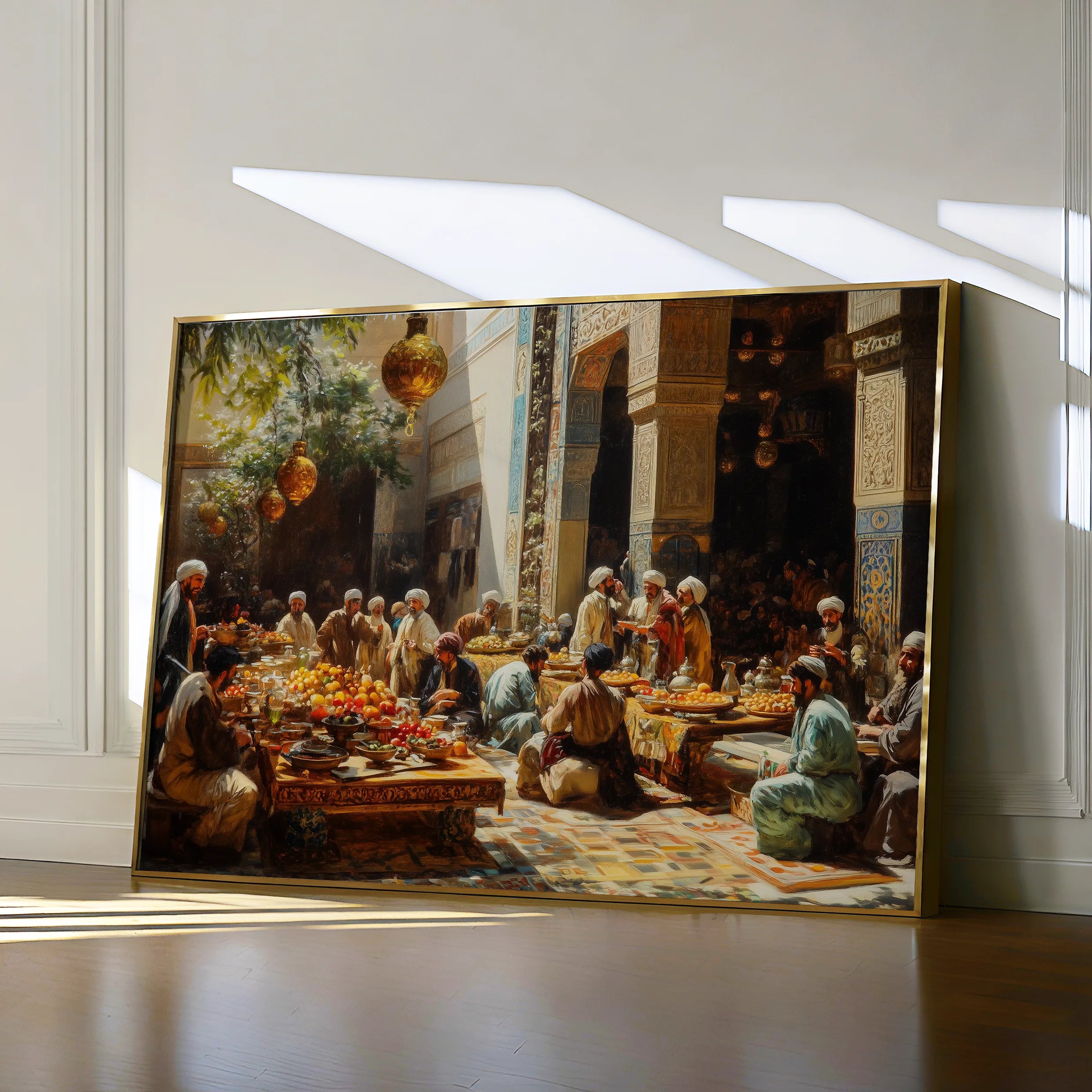 Orientalist 037 Canvas Art 18" x 24" / 45 x 60 cm / Black