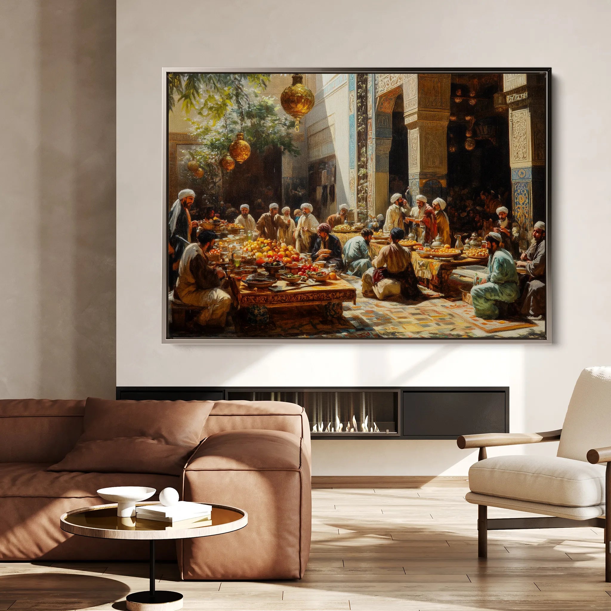 Orientalist 037 Canvas Art 18" x 24" / 45 x 60 cm / Black