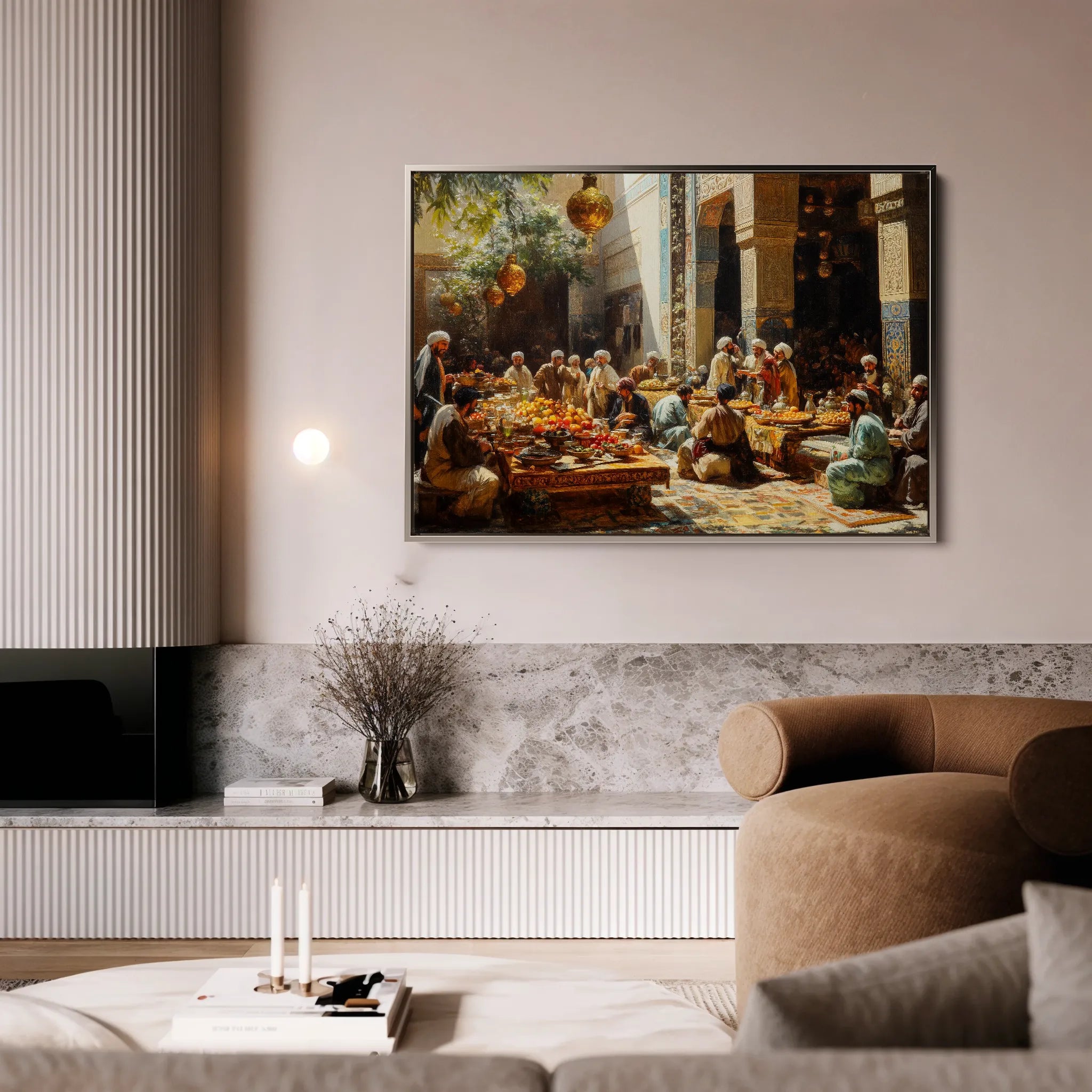 Orientalist 037 Canvas Art 18" x 24" / 45 x 60 cm / Black