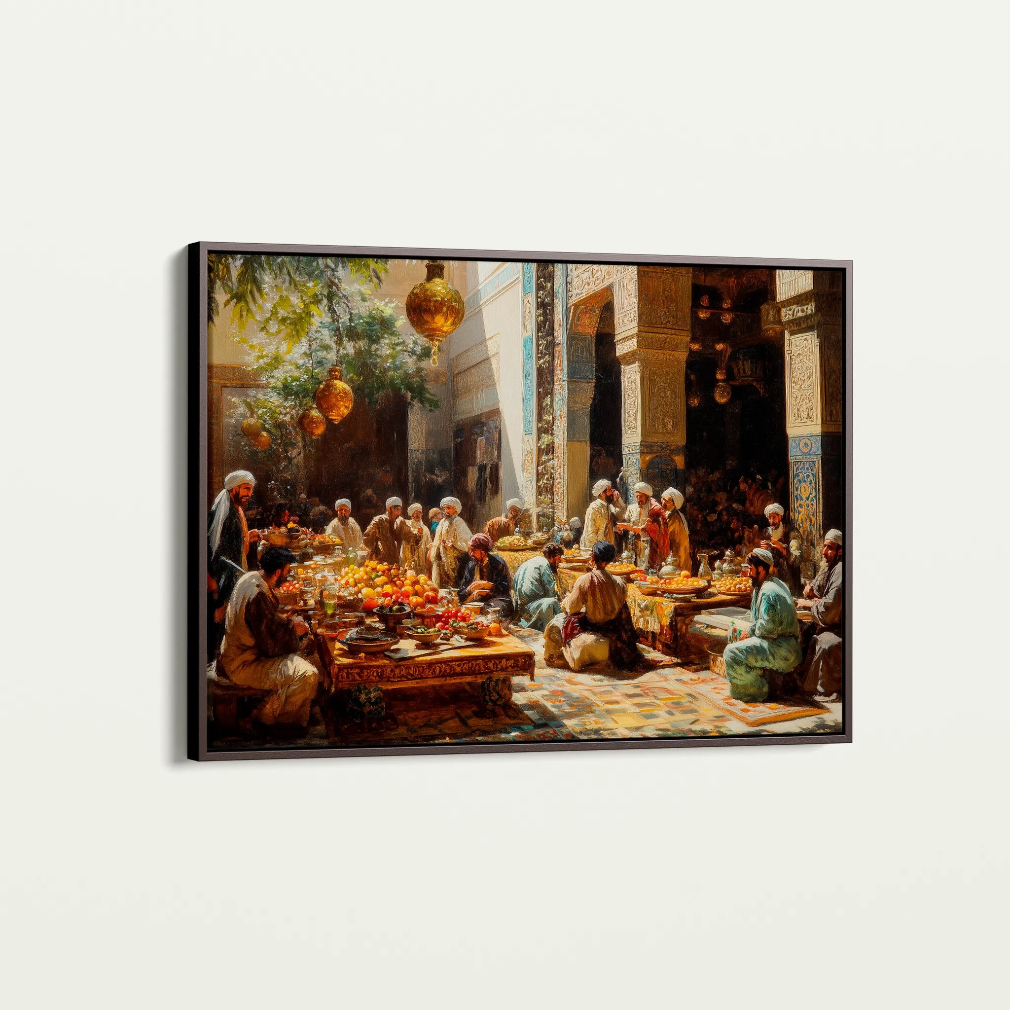 Orientalist 037 Canvas Art 18" x 24" / 45 x 60 cm / Black