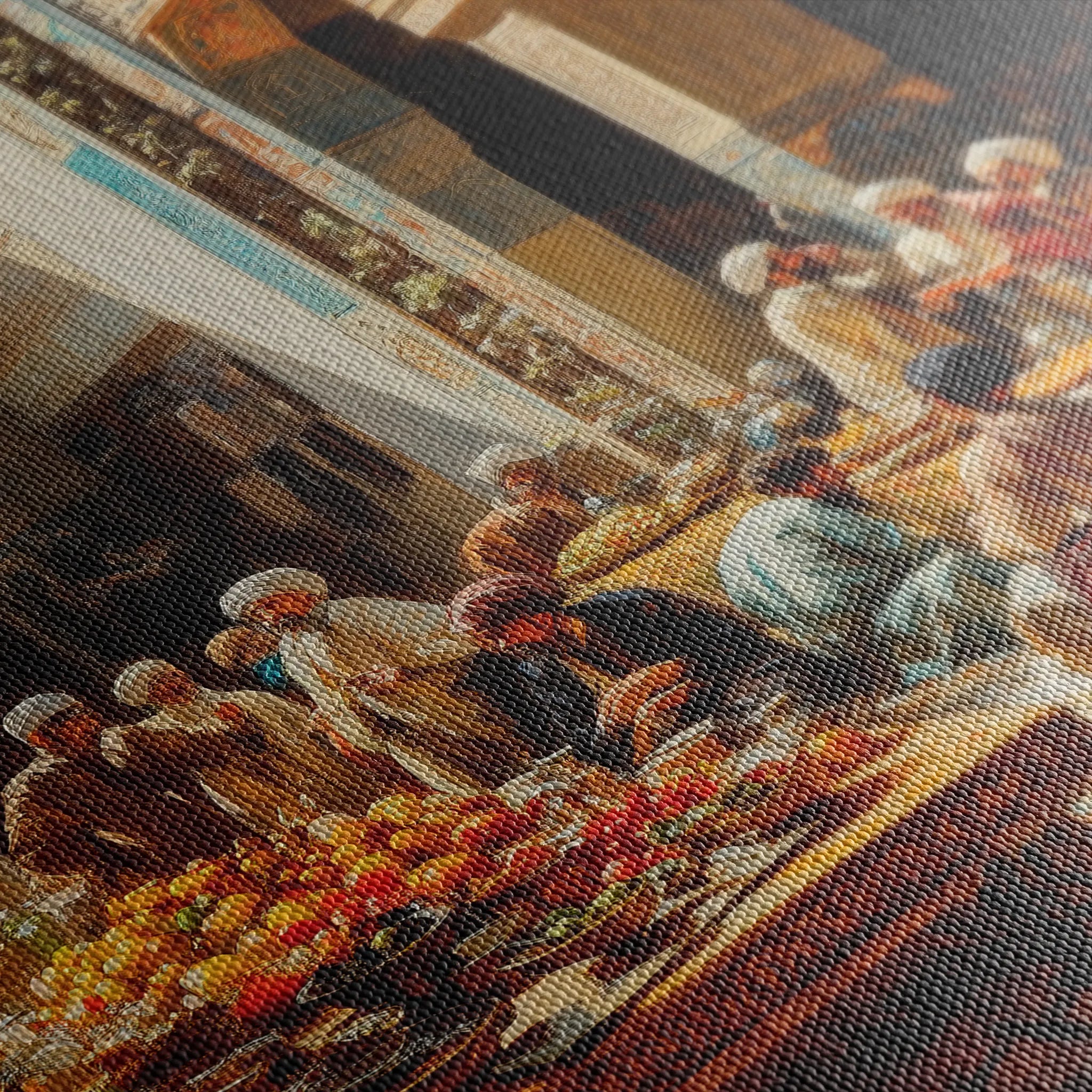 Orientalist 037 Canvas Art 18" x 24" / 45 x 60 cm / Black